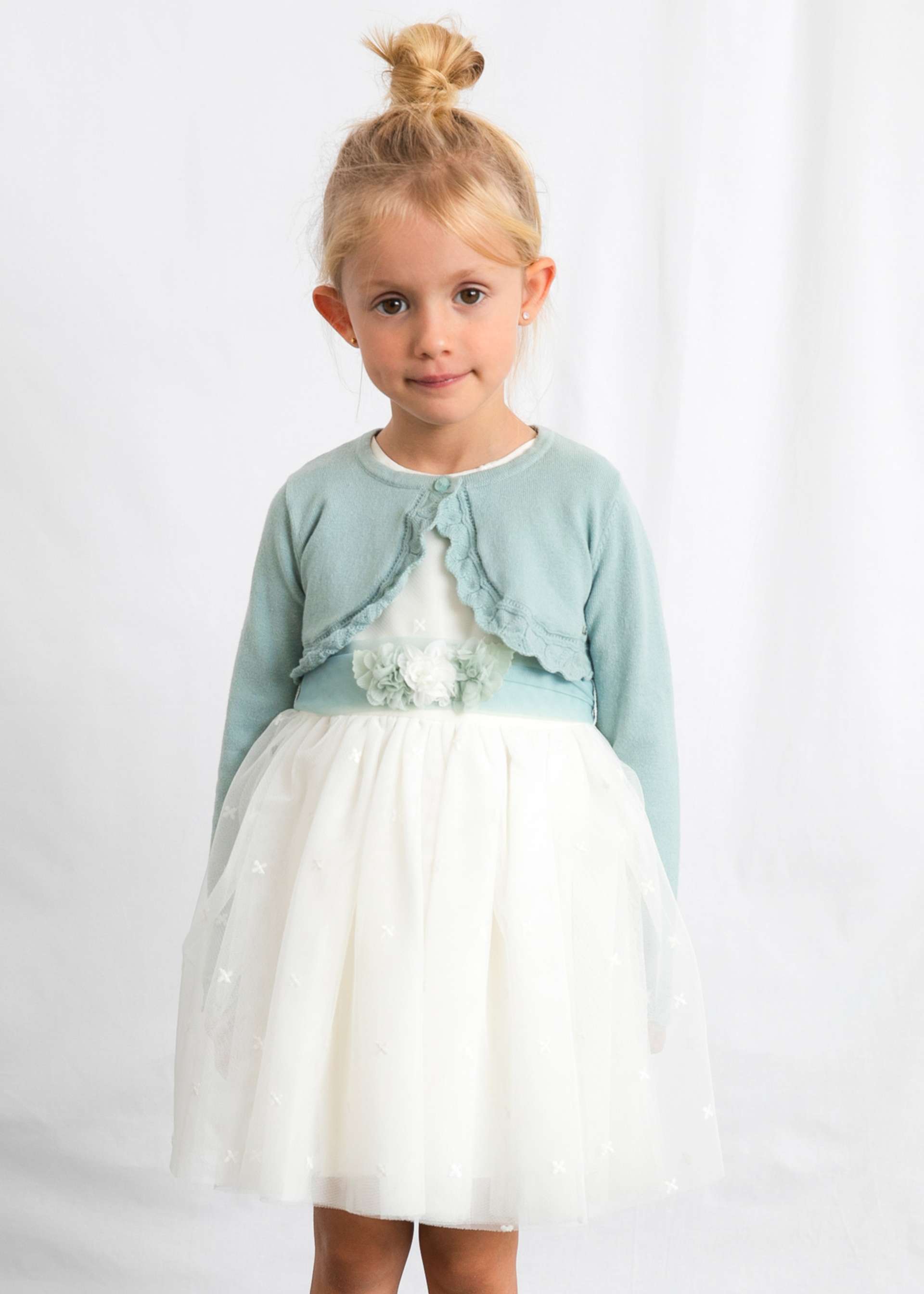 Bolero tricot básico niña