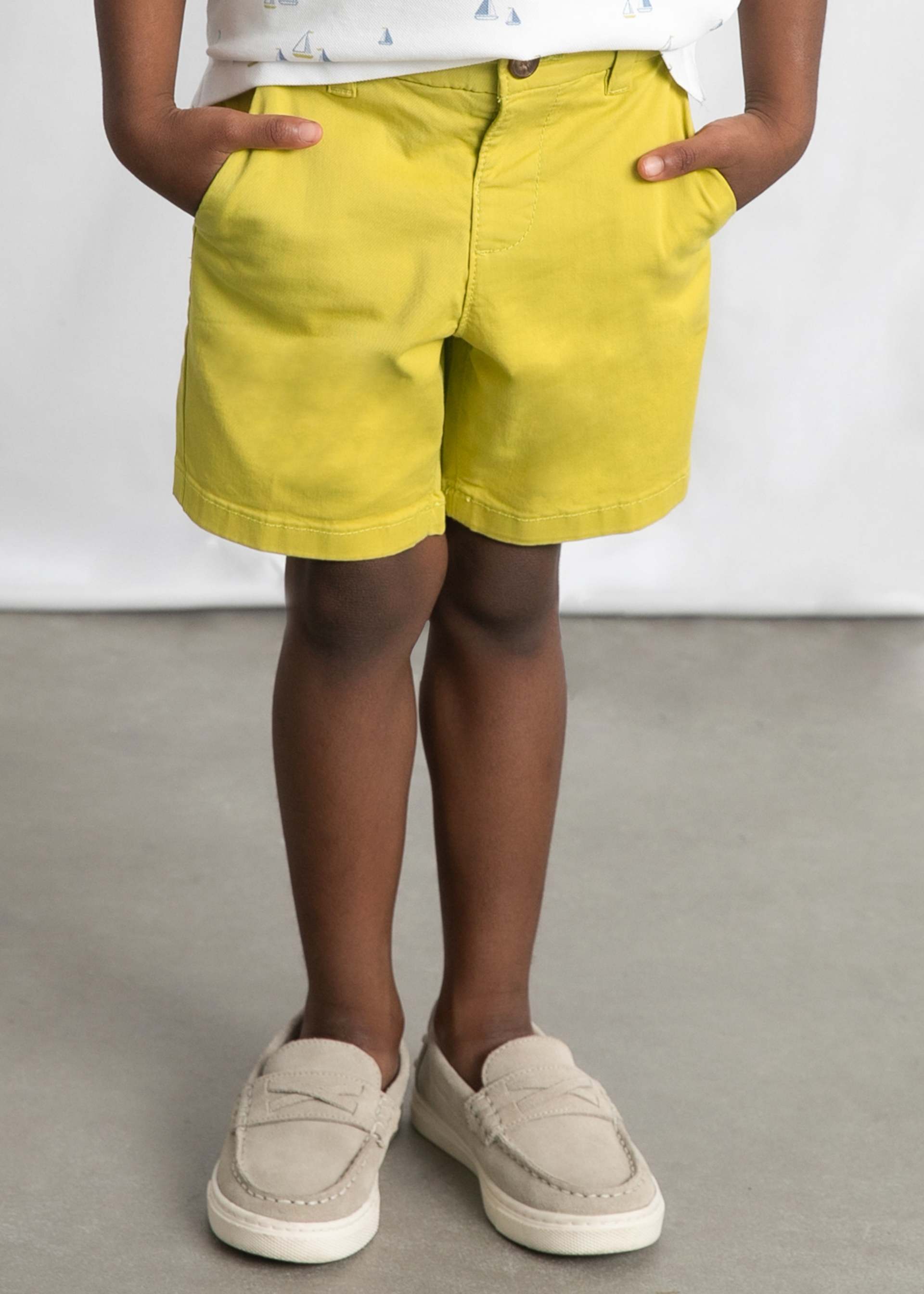 Bermude chino sarga basic baiat