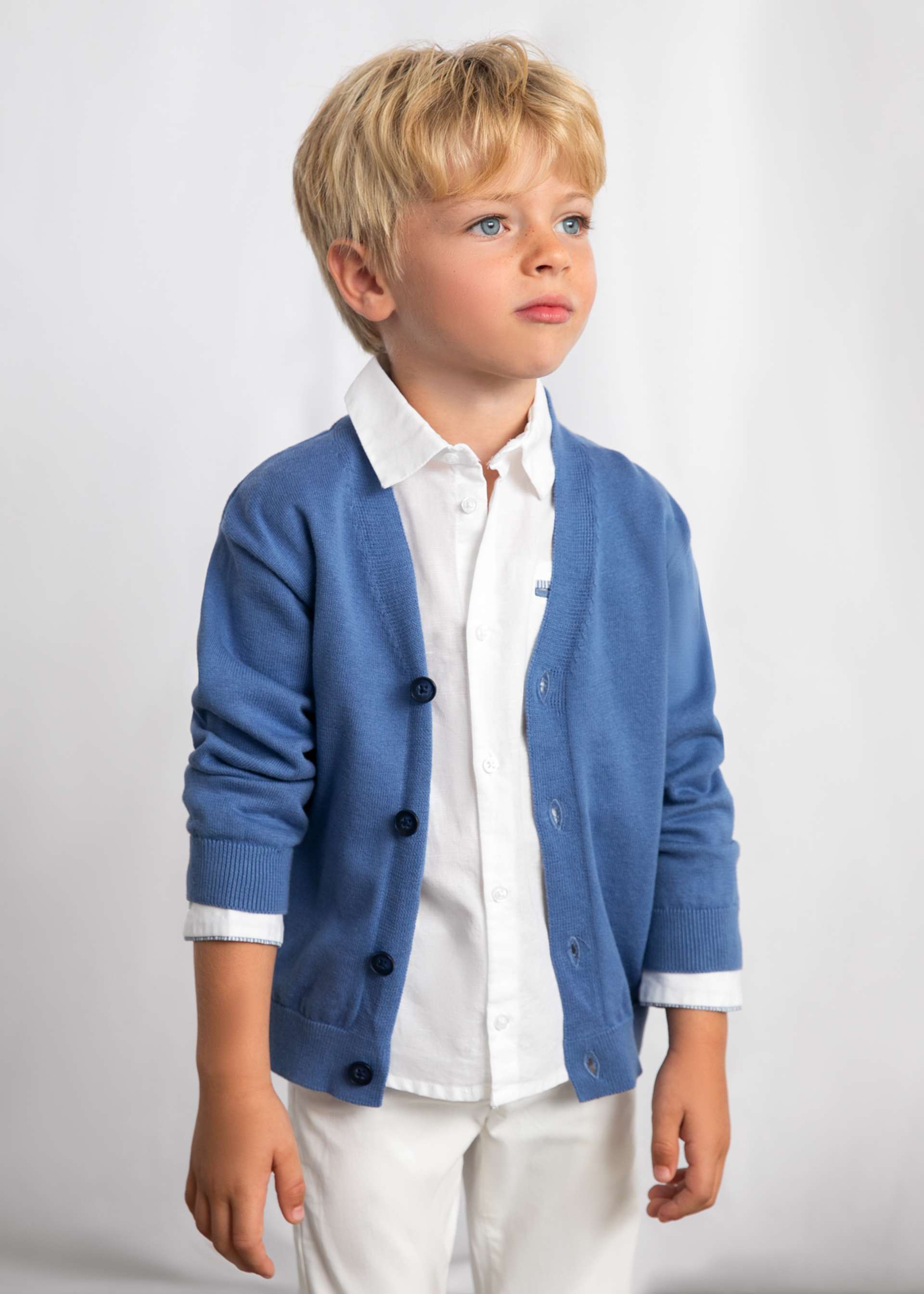 Cardigan tricô menino