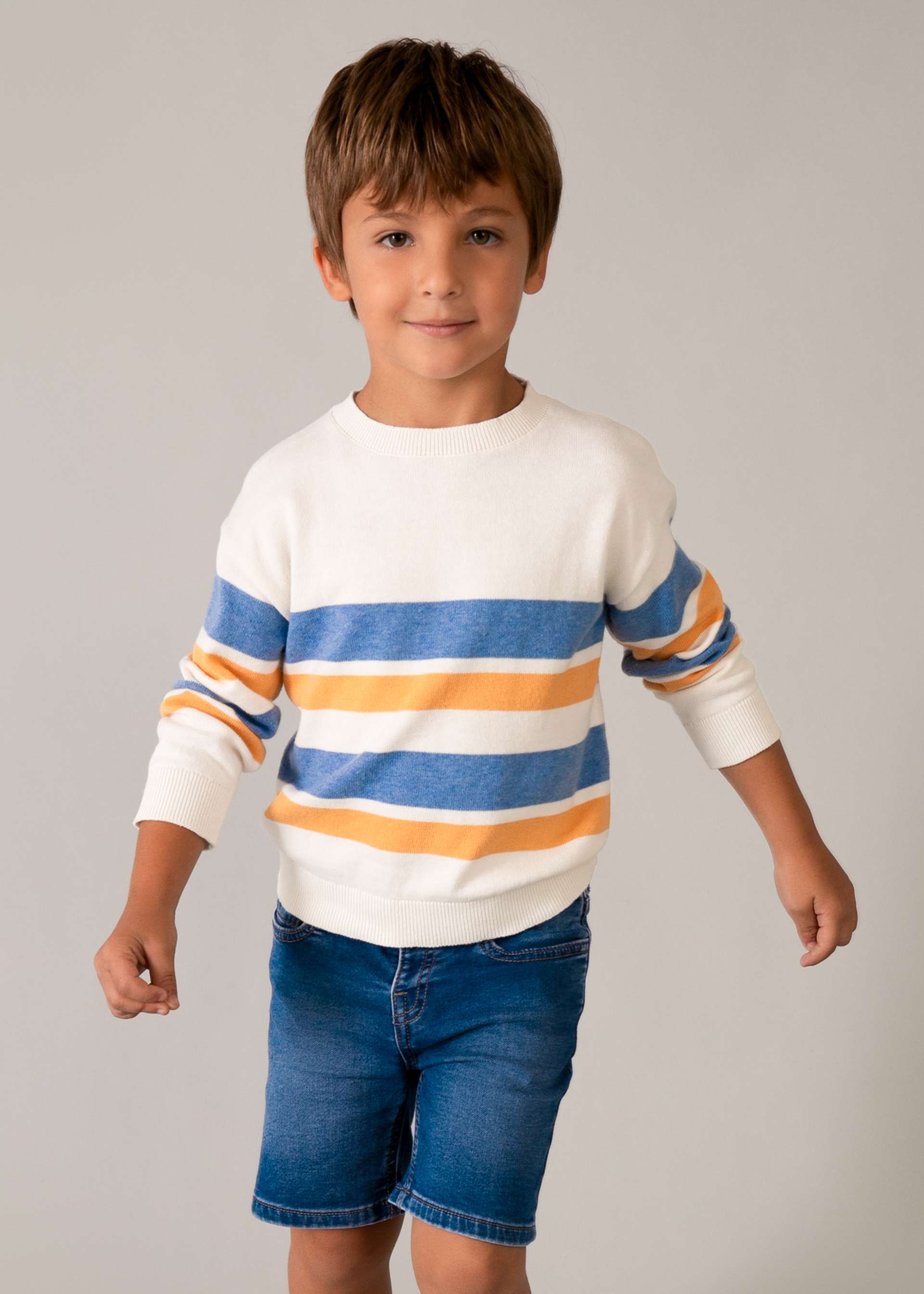 Jeans-Bermudas Jungen