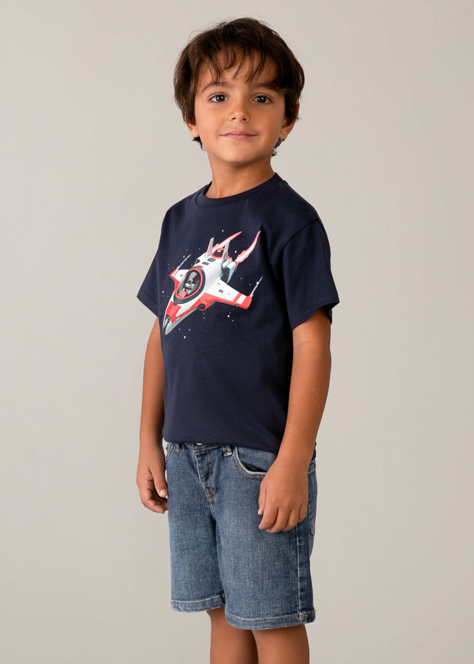 Boys basic denim shorts