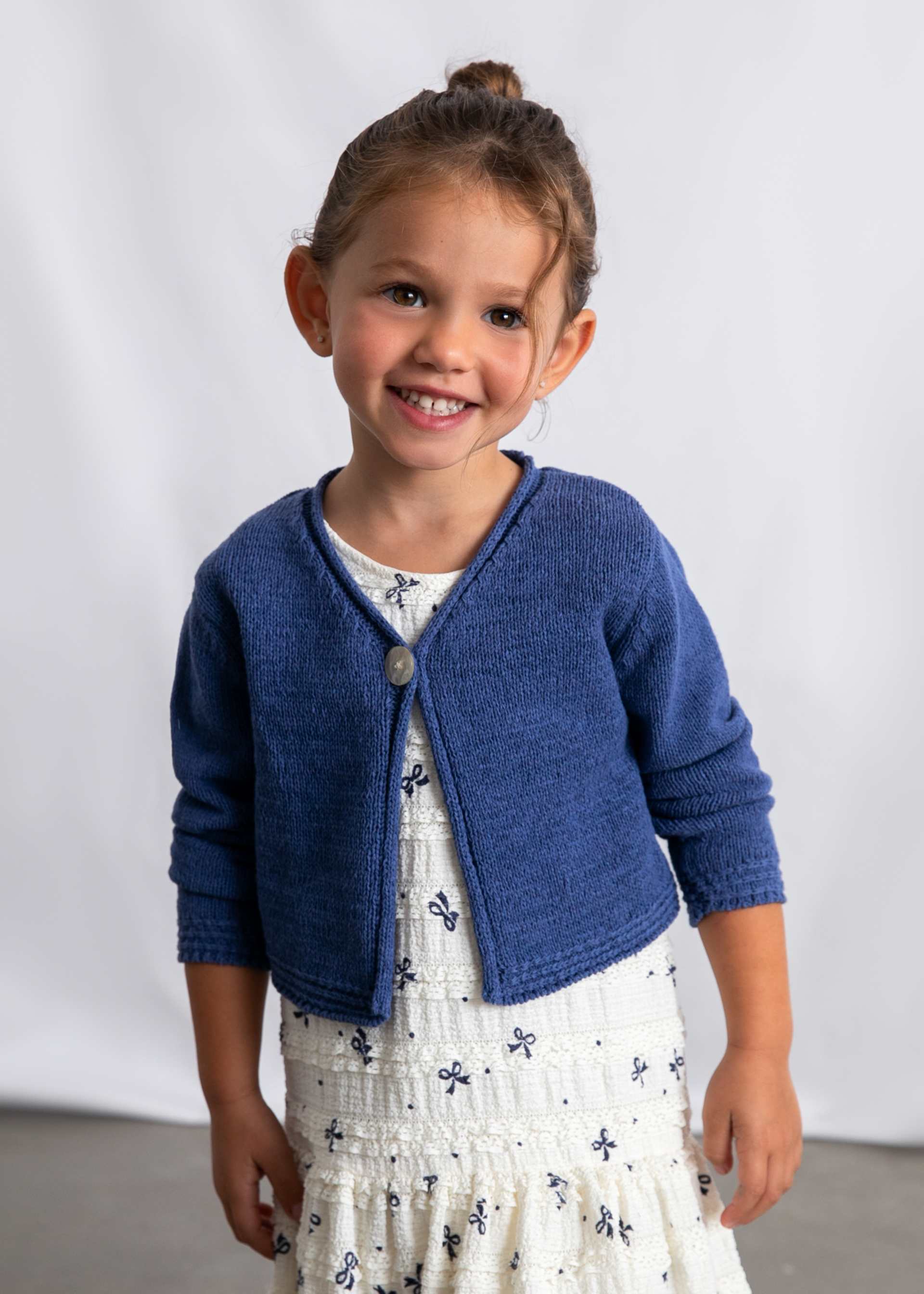Cardigan à bouton fille