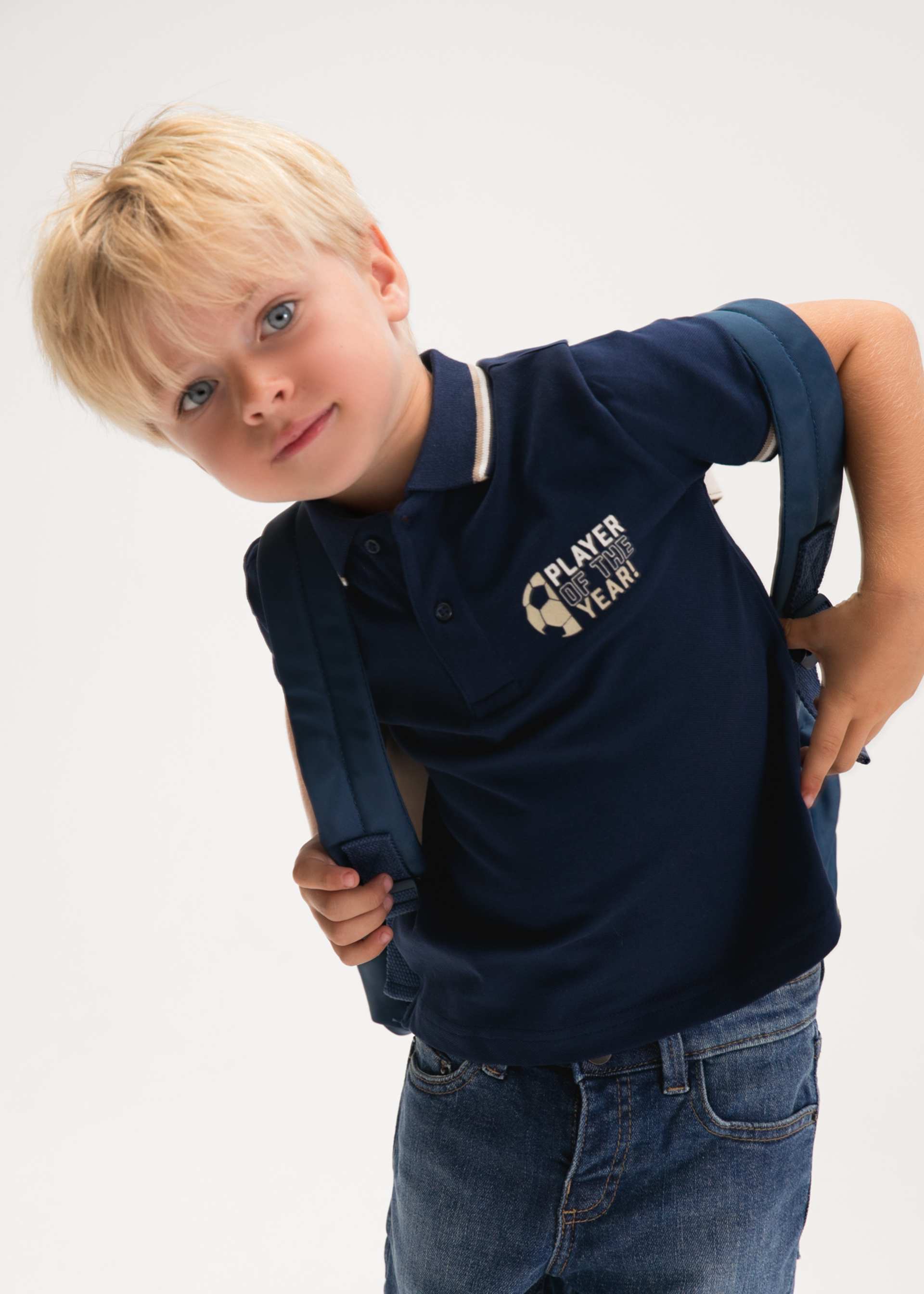 Poloshirt Fußball Jungen