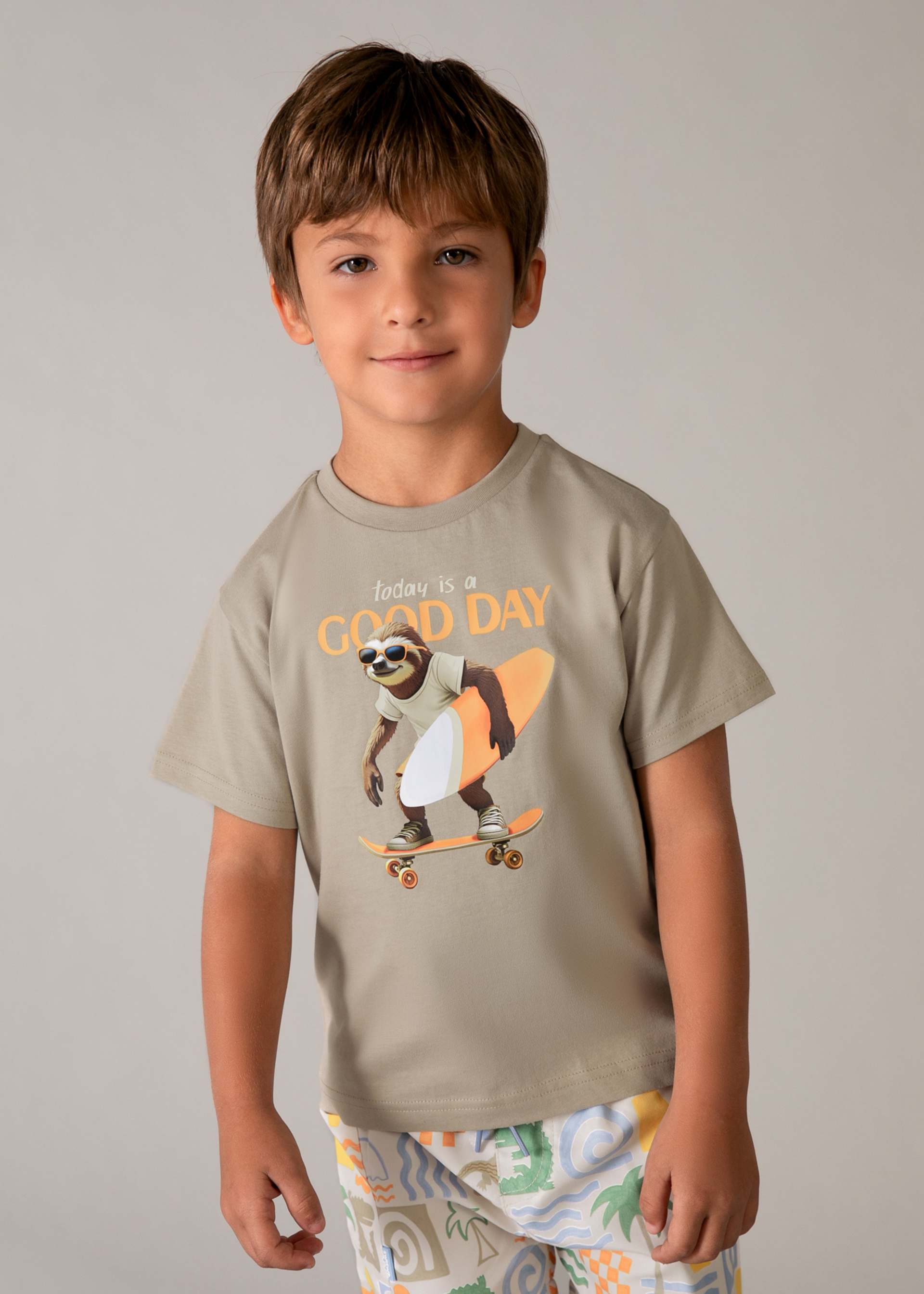 T-Shirt Druckmotiv Jungen