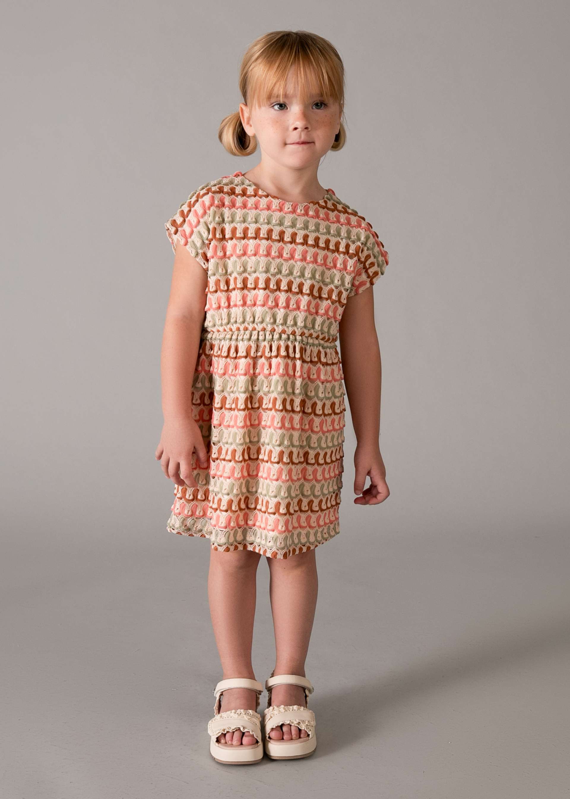 Rochie multicolor fetita