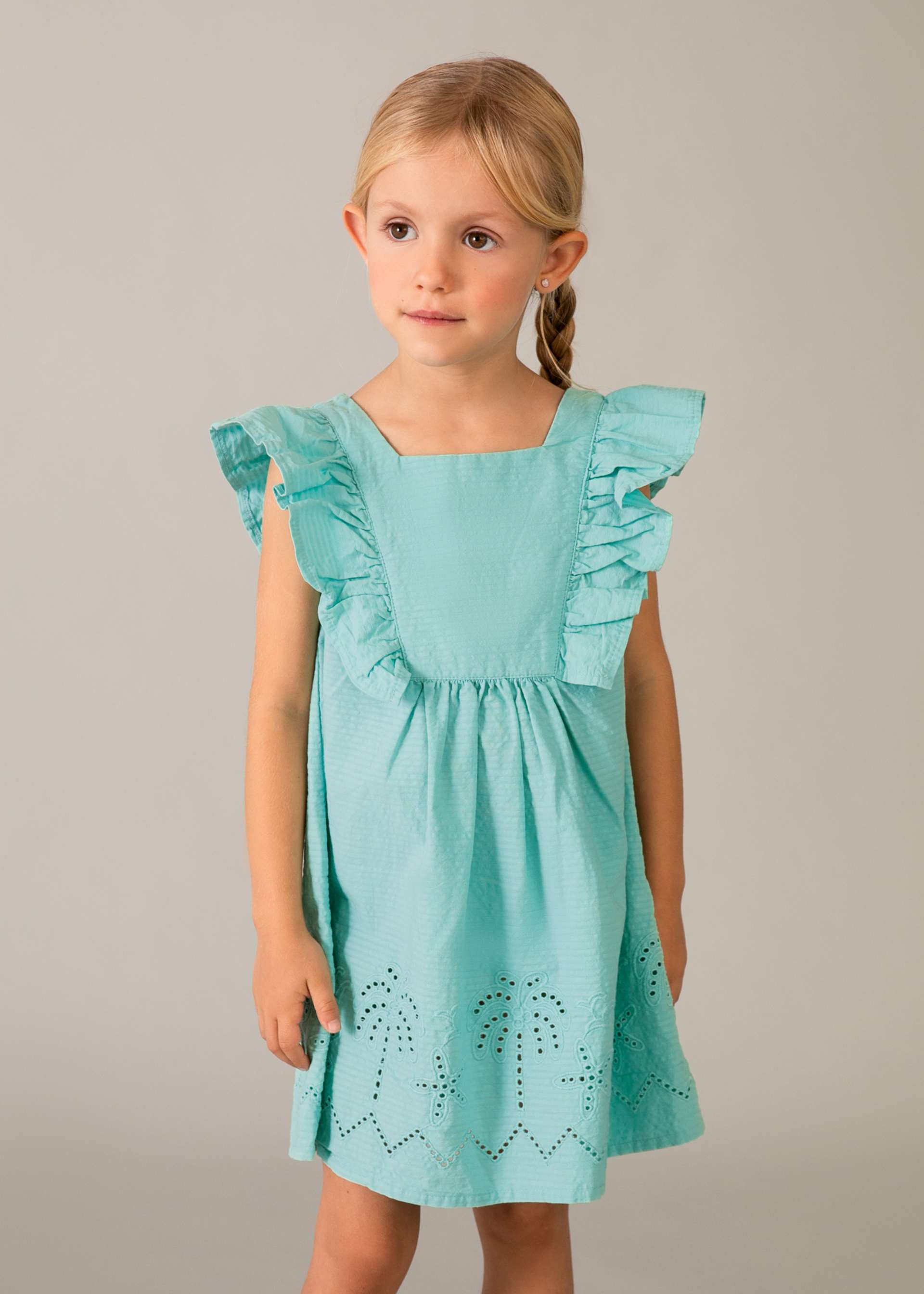 Girl Eyelet Dress