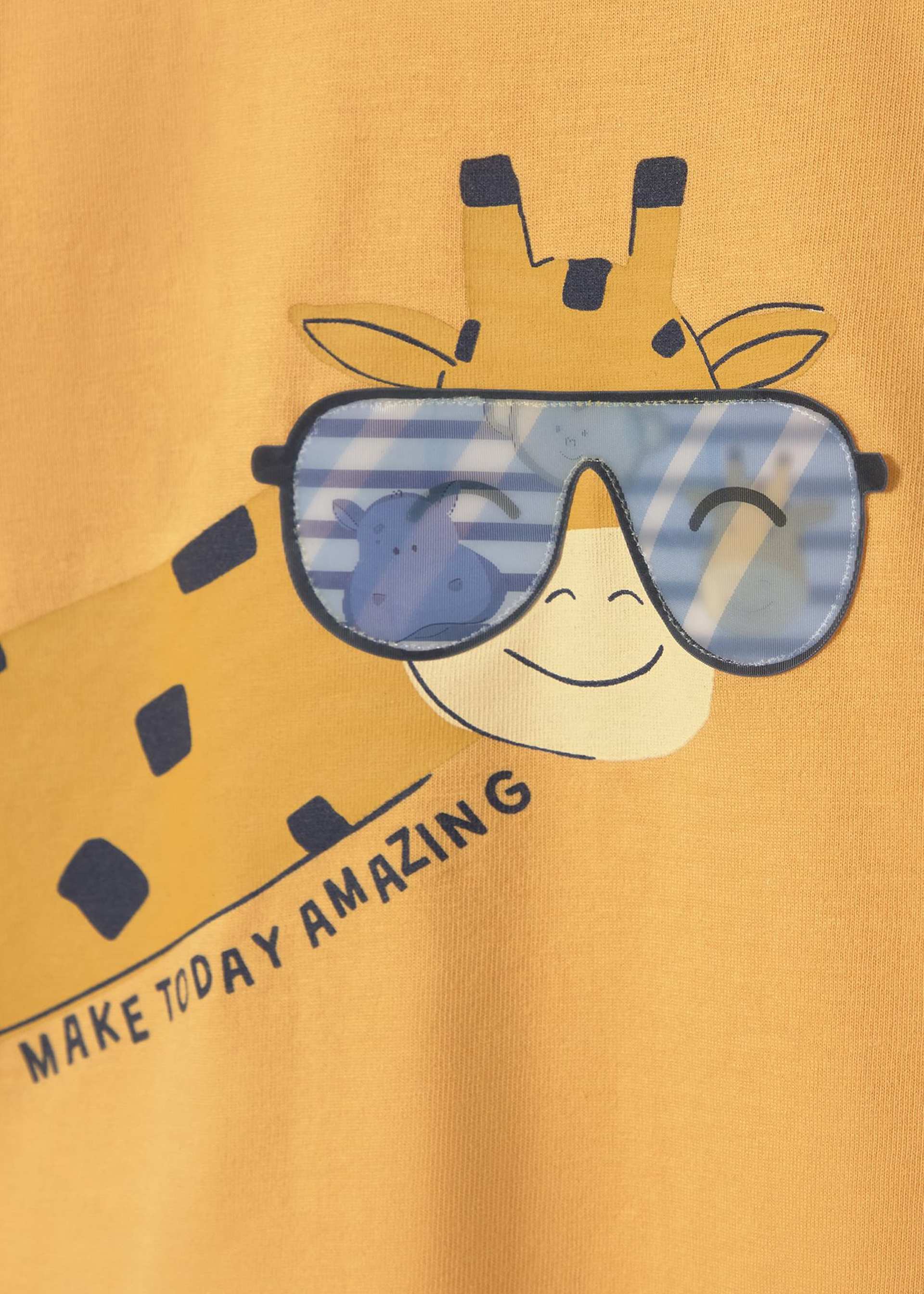 T-shirt interactif girafe bébé