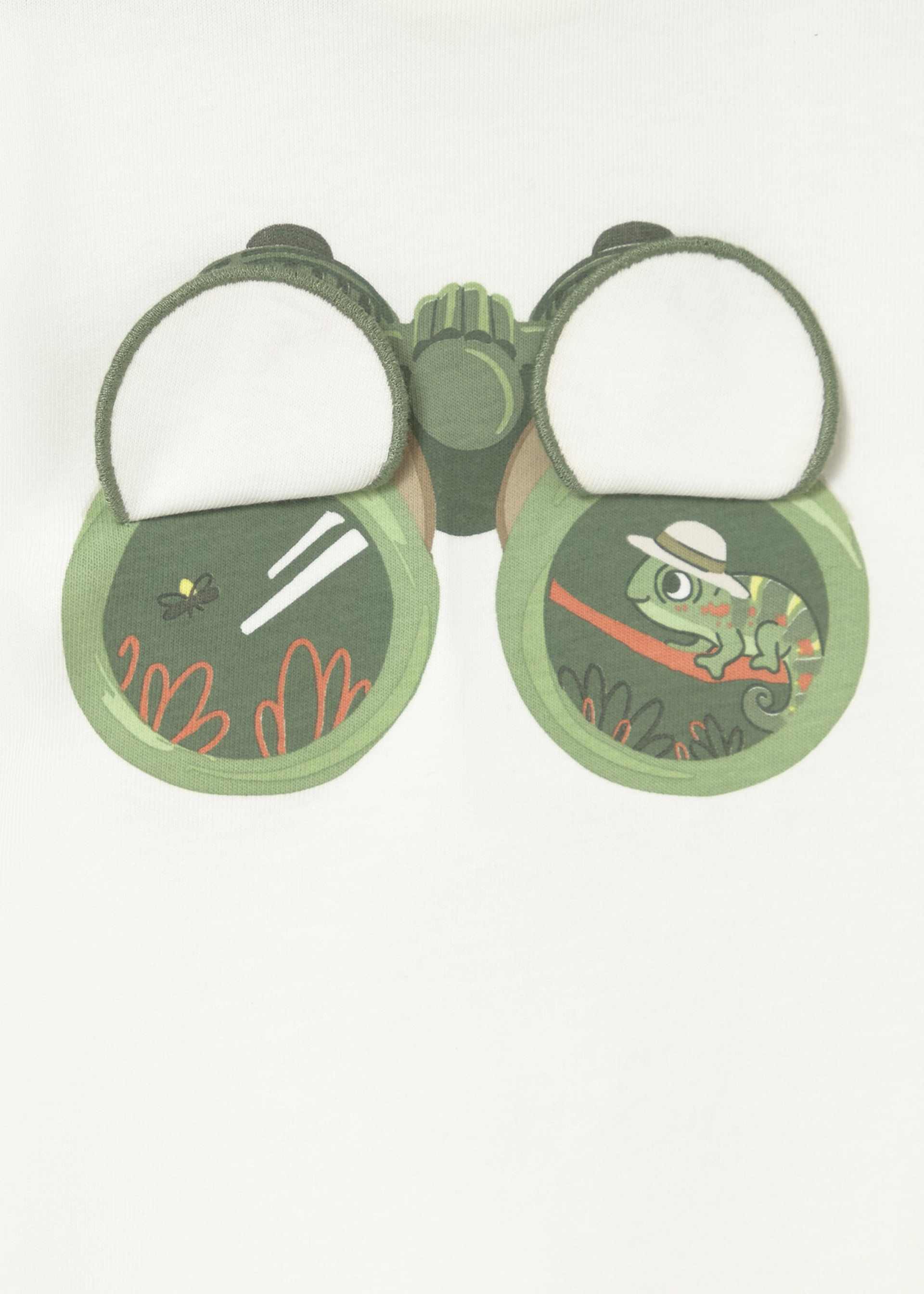 T-Shirt interaktiv Fernglas Baby