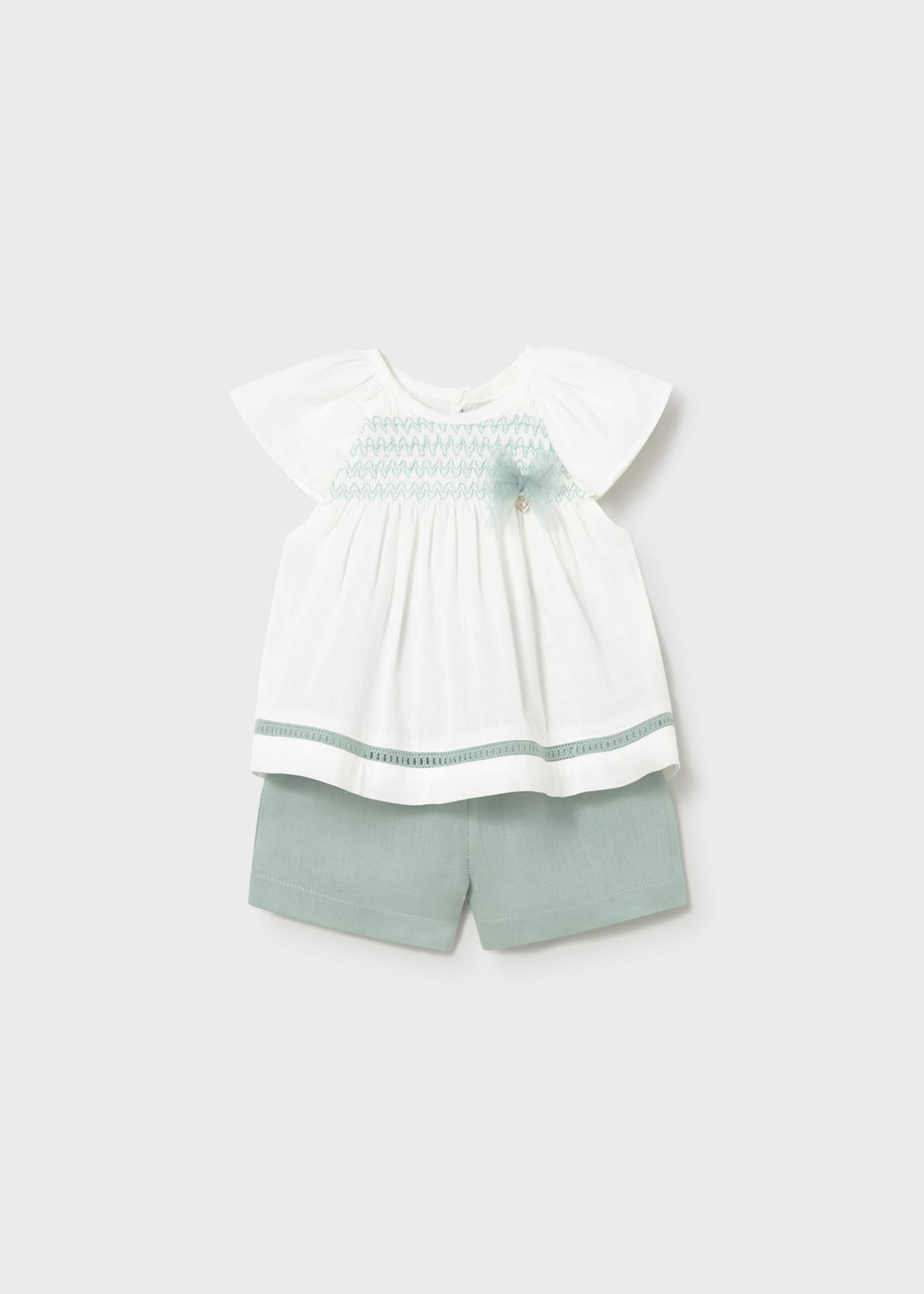 Ensemble short et blouse bébé
