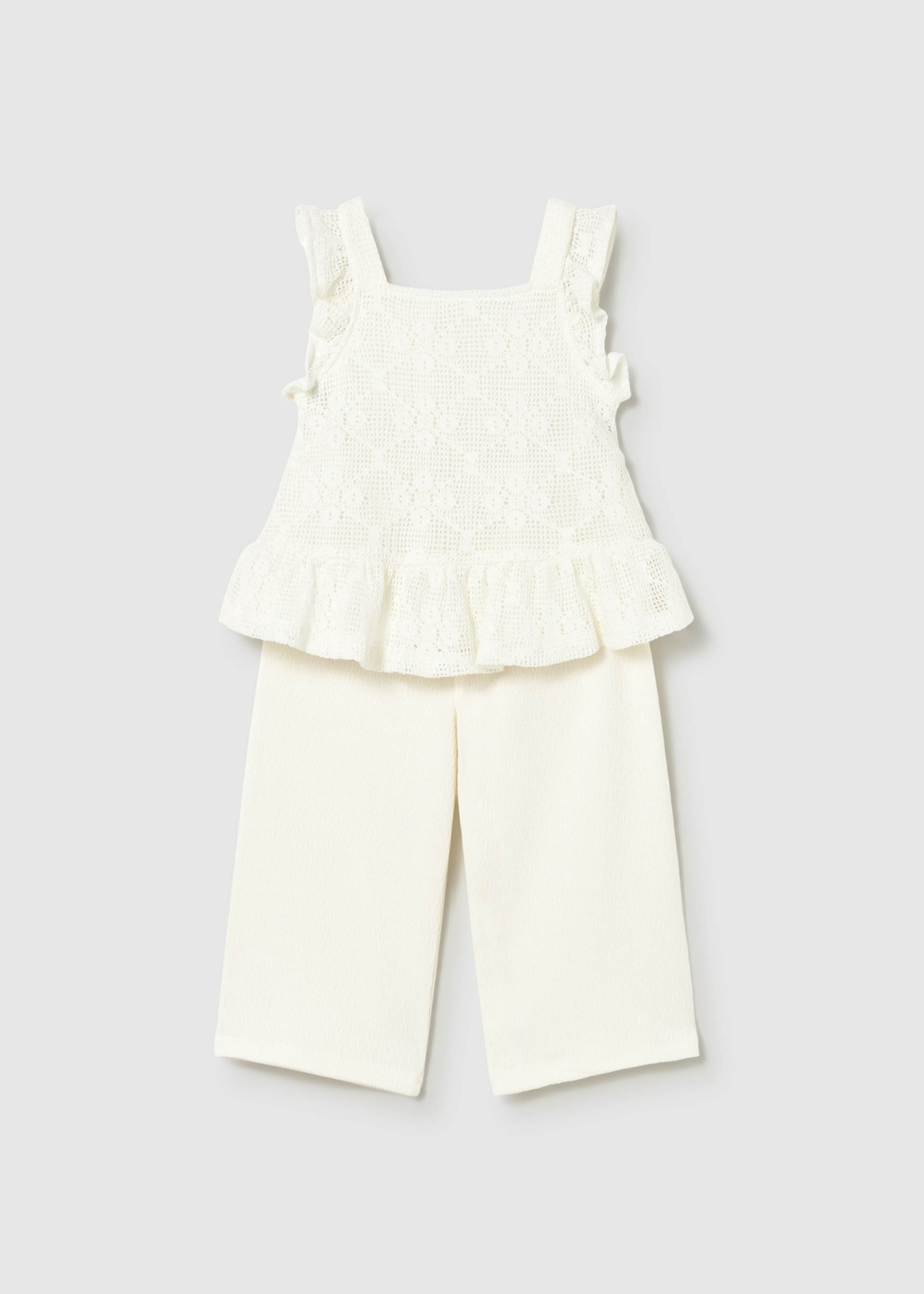 Crotchet trousers set baby