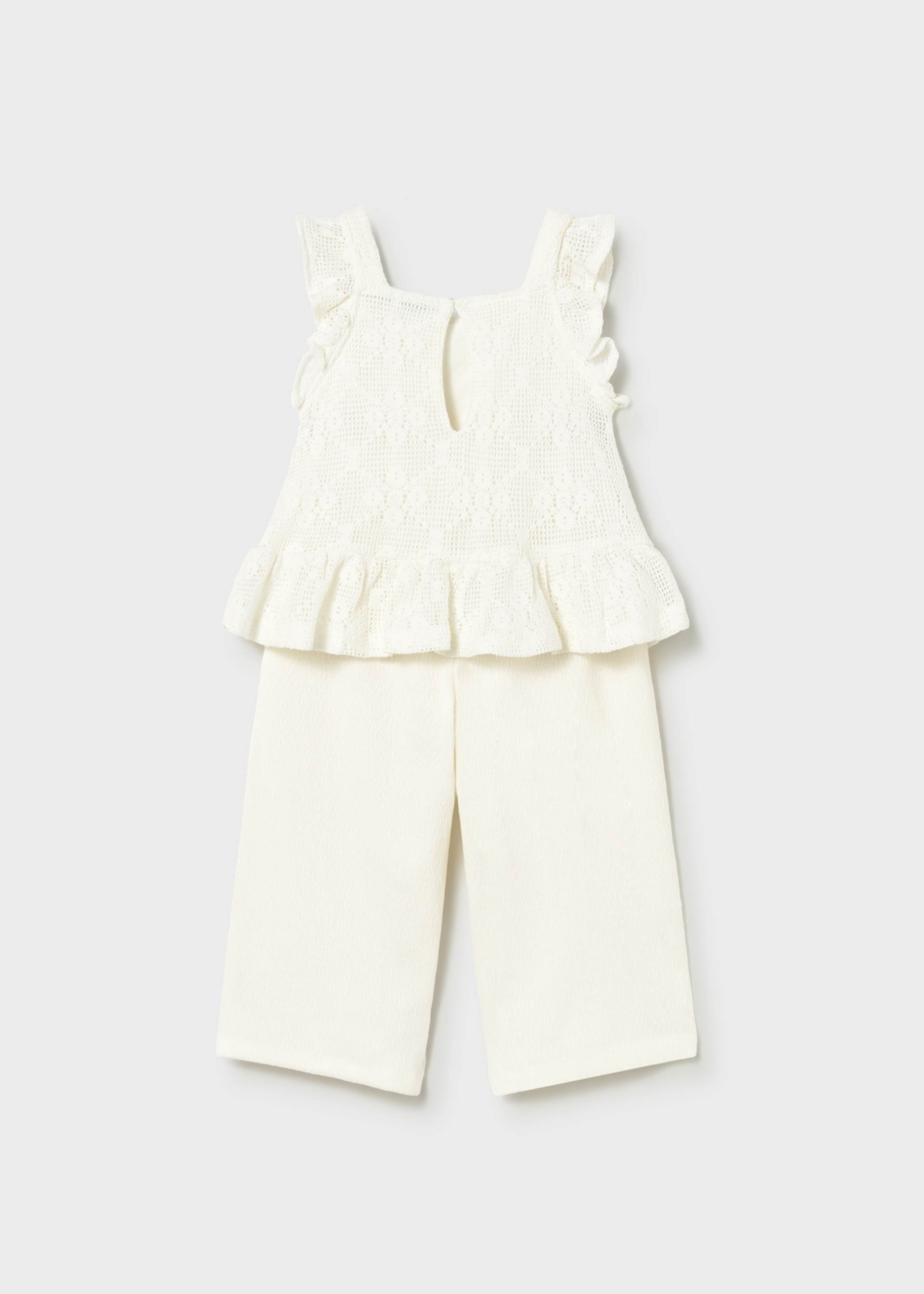 Set cu pantaloni lungi bebe