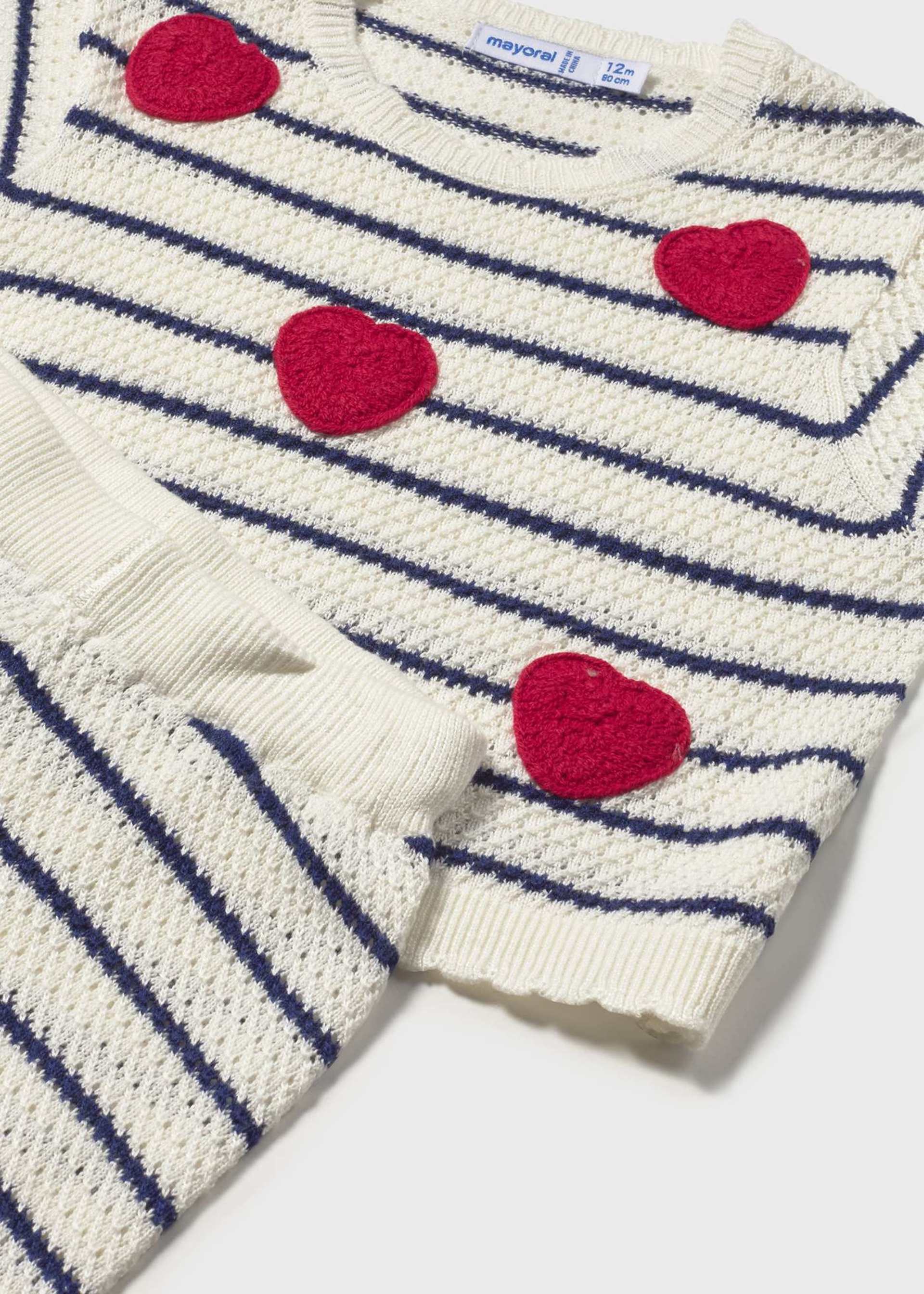 Heart trousers set baby