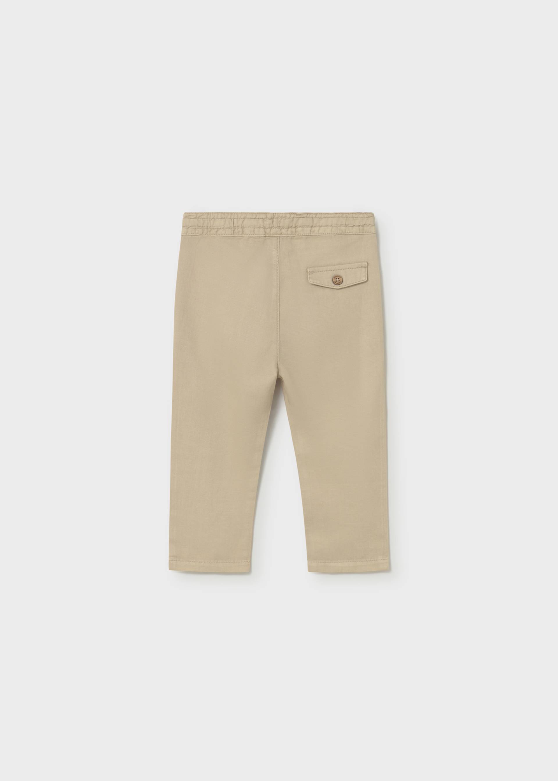 Hose mit Leinenanteil relaxed Baby Hose mit Leinenanteil relaxed Baby