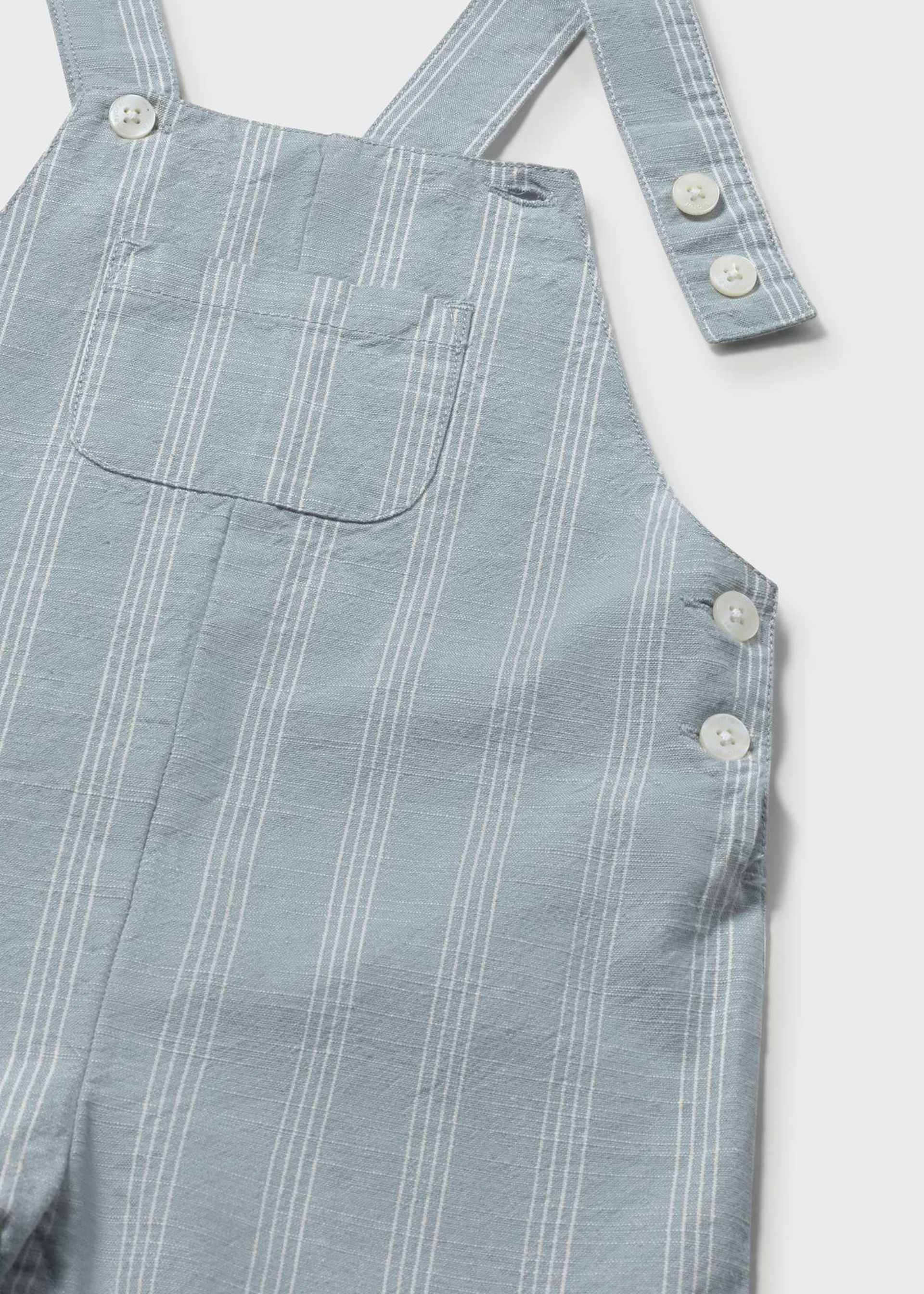 Leinen Latzhose gestreift Baby