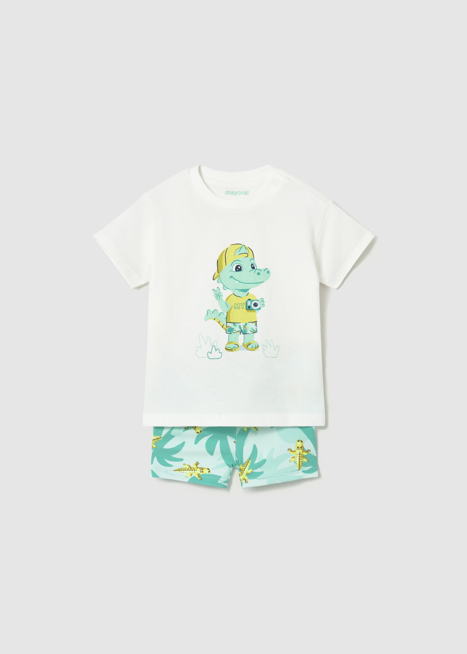 Set de baie si tricou cu protectie solara bebe