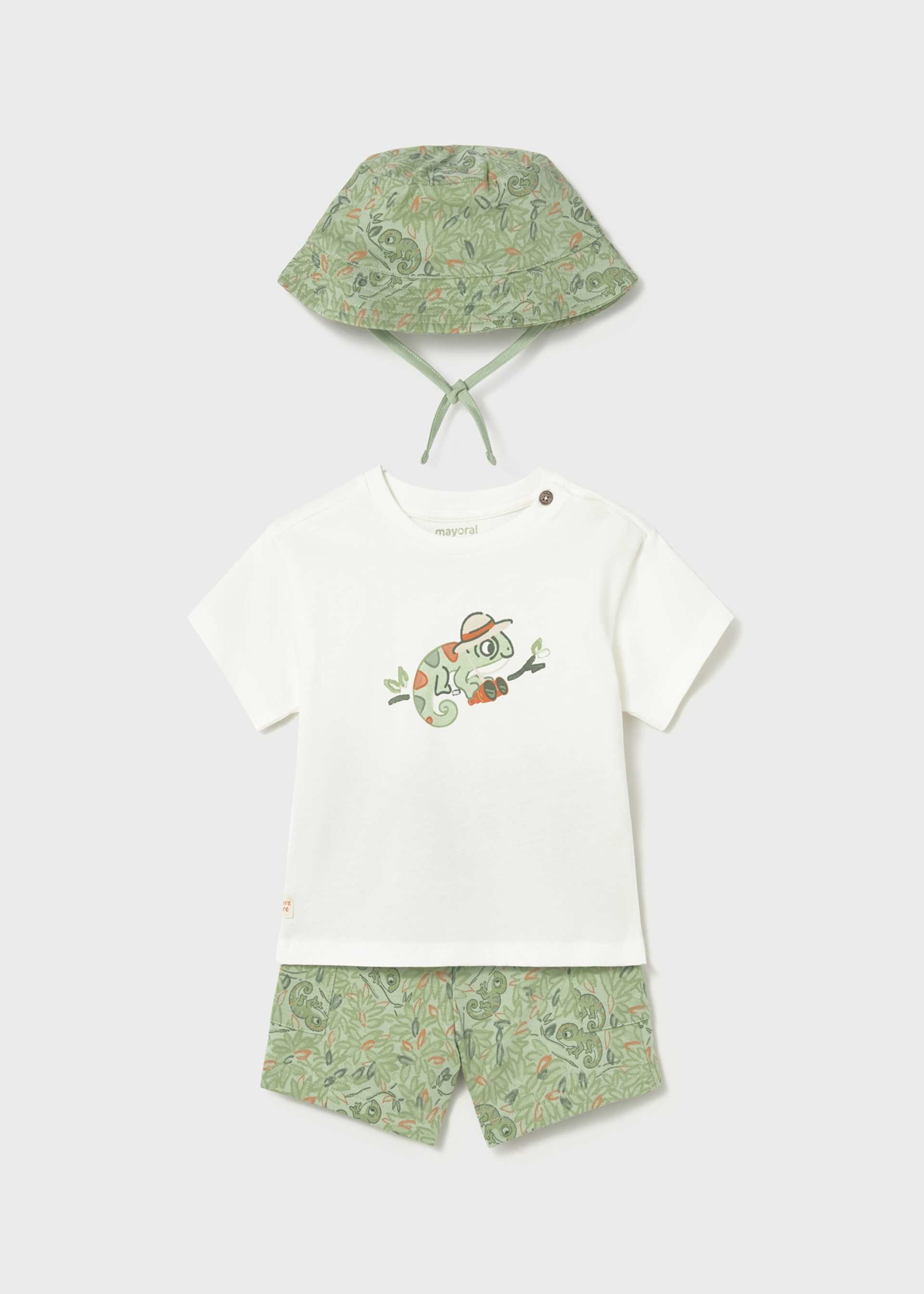 Ensemble en maille 3 pièces avec chapeau bébé