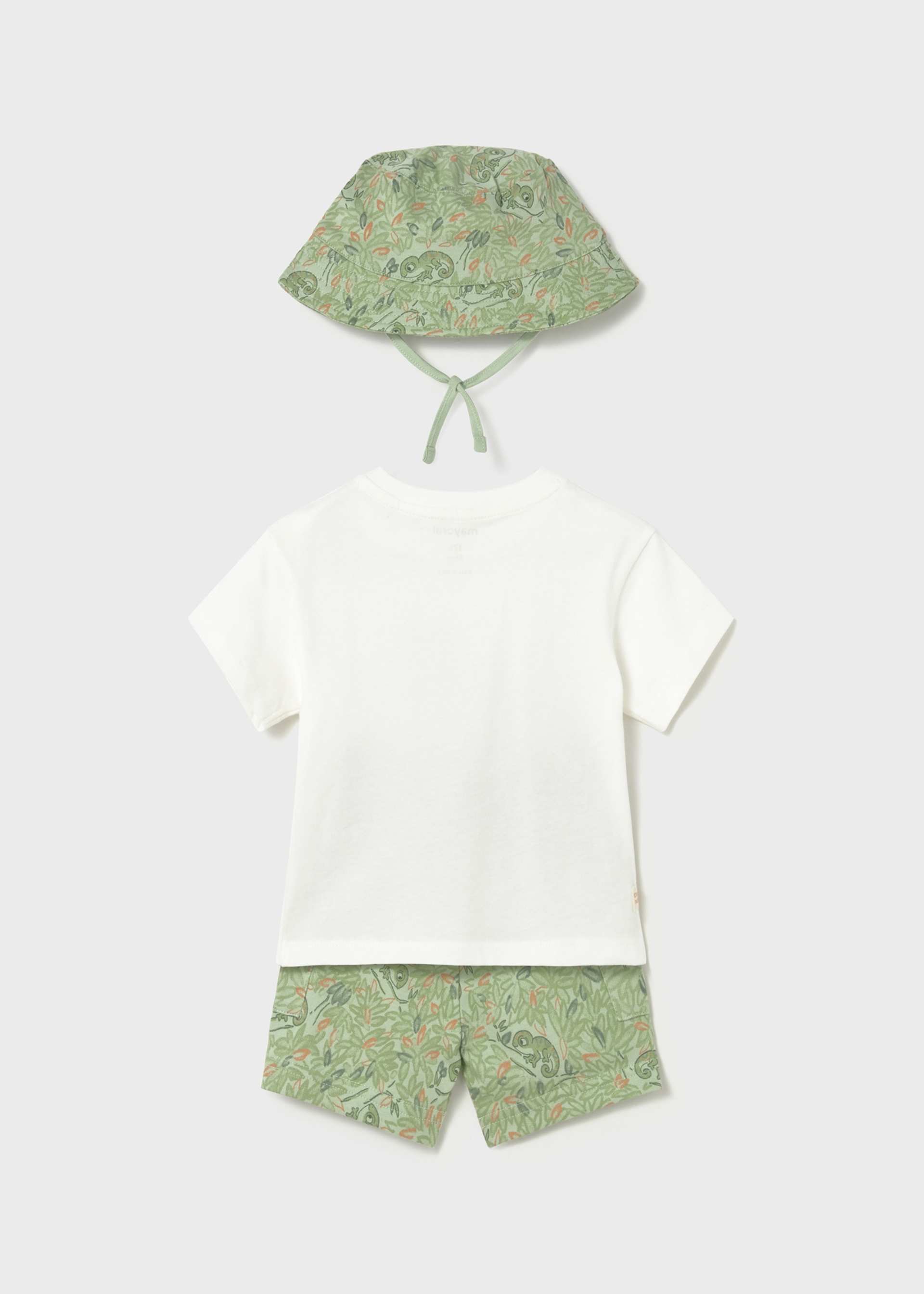 Completo in maglia 3 pezzi con cappello neonato
