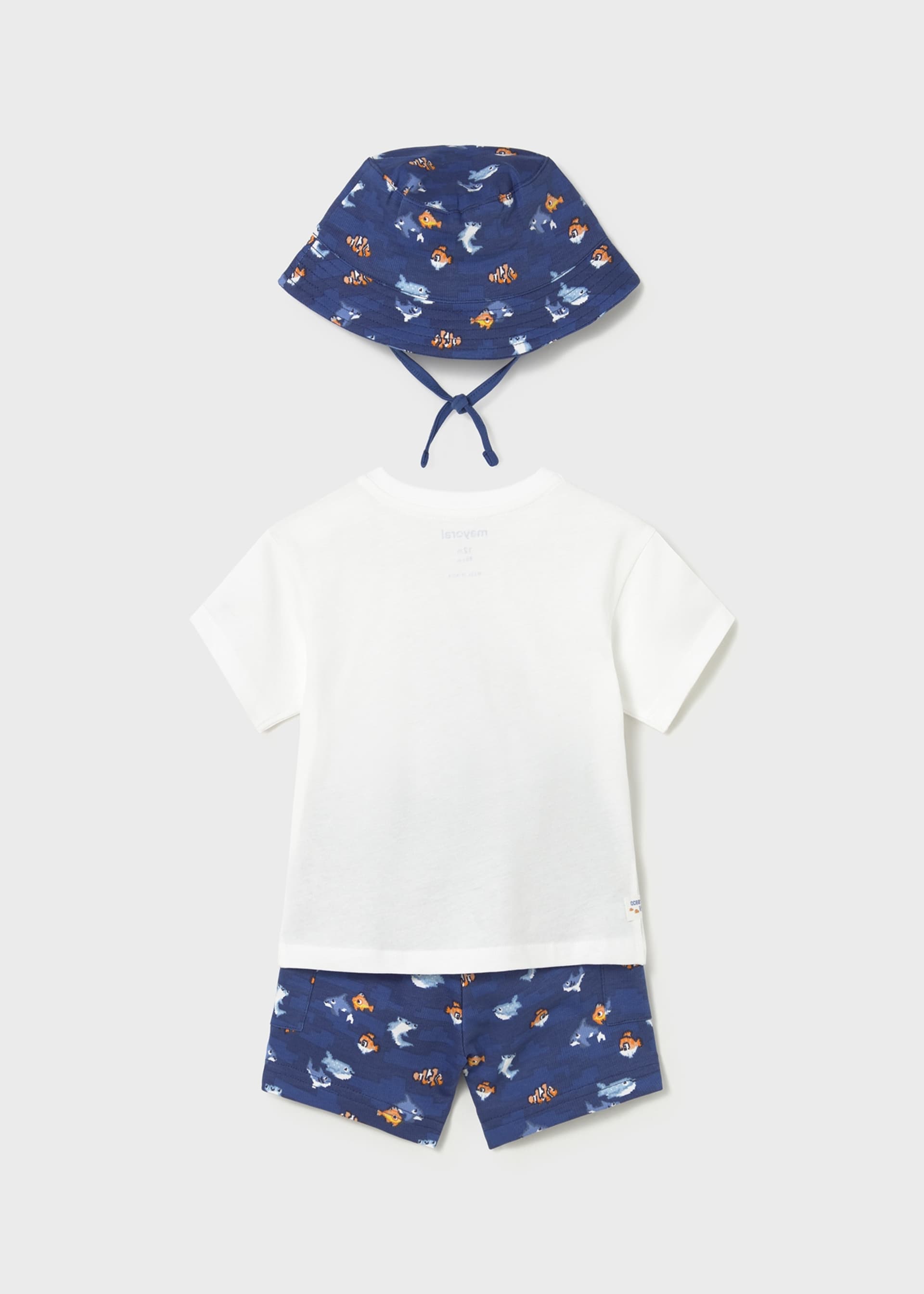 Ensemble en maille 3 pièces avec chapeau bébé