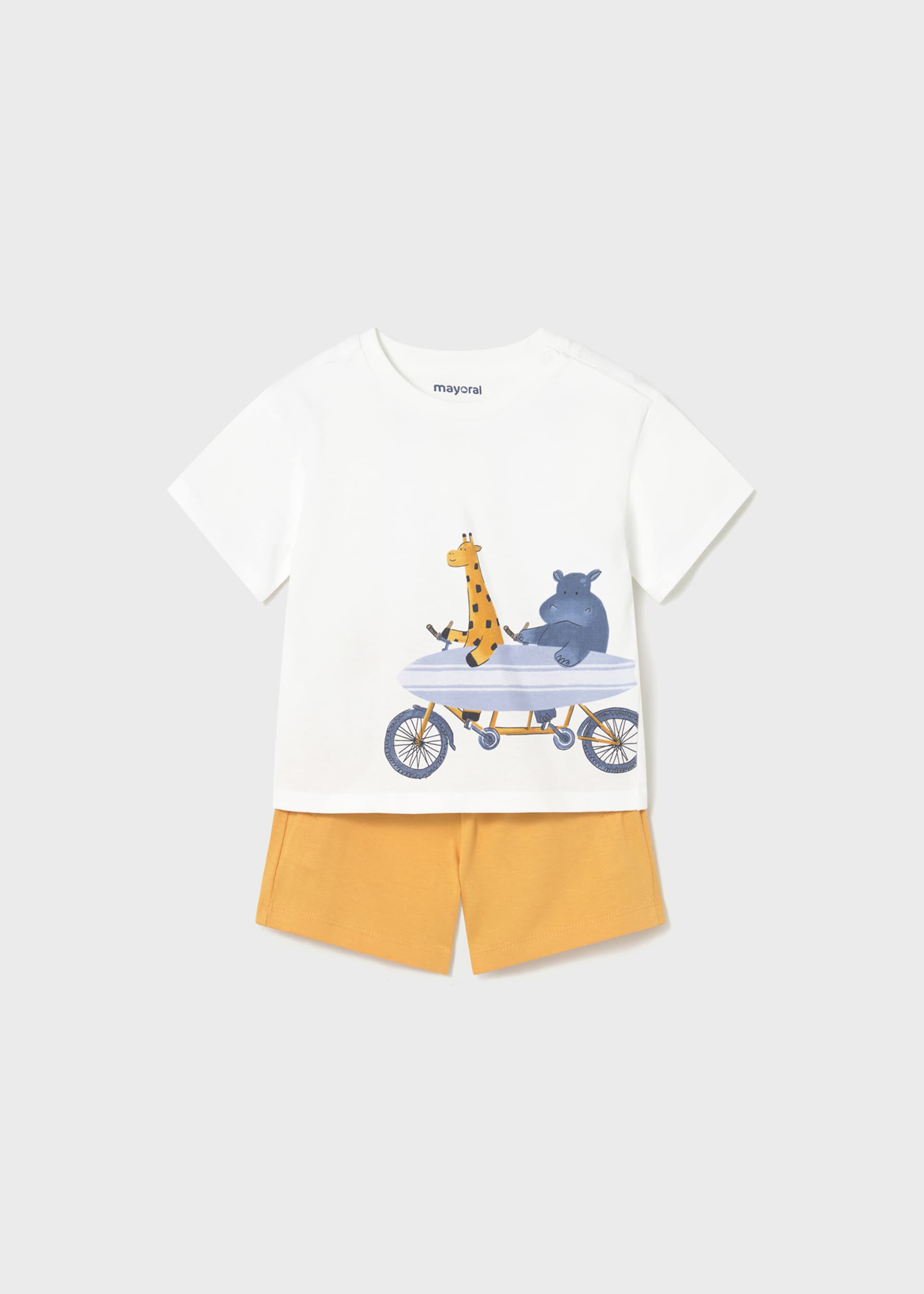 Baby surf trousers and T-shirt set