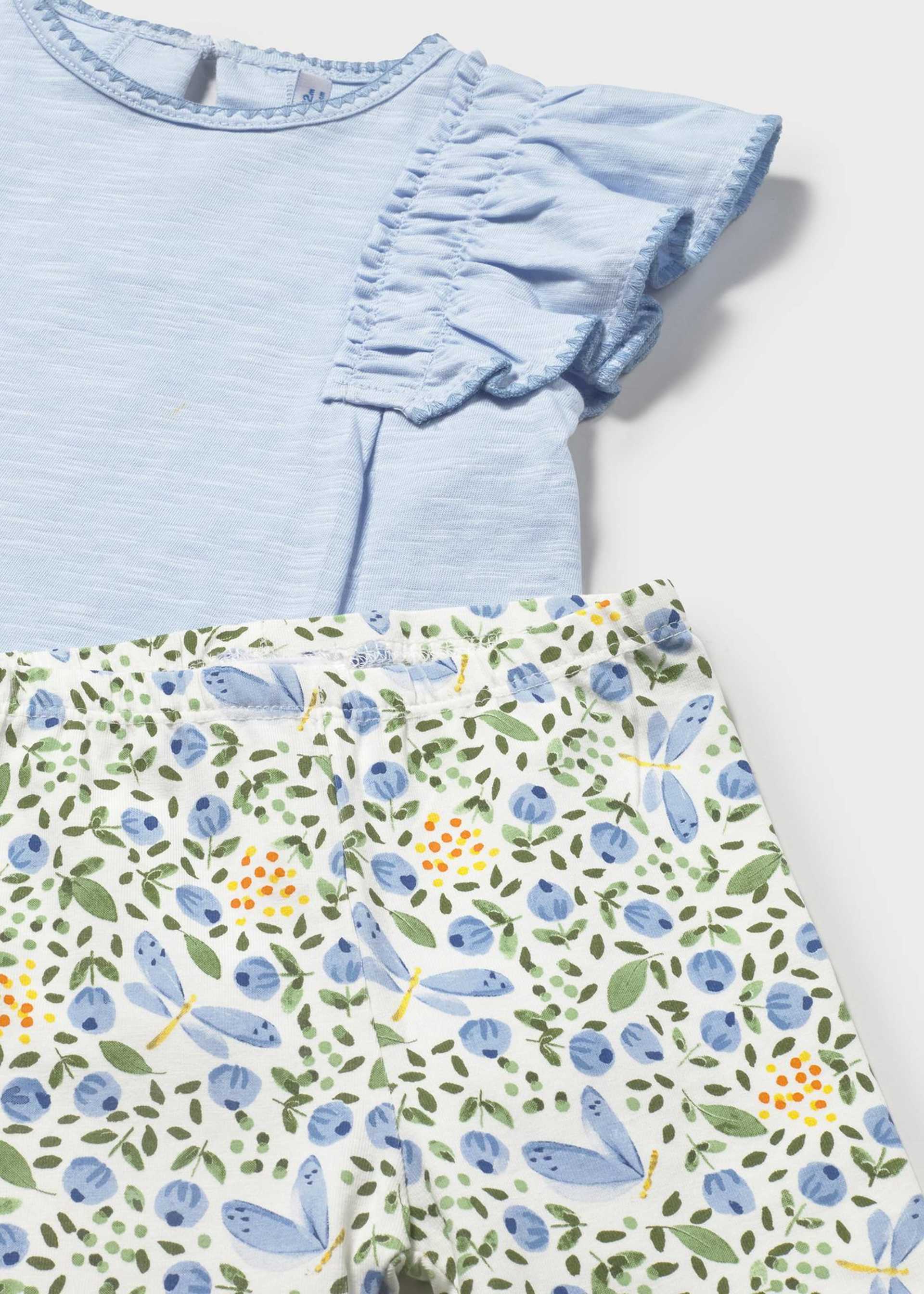 Baby Printed Leggings and T-Shirt Set