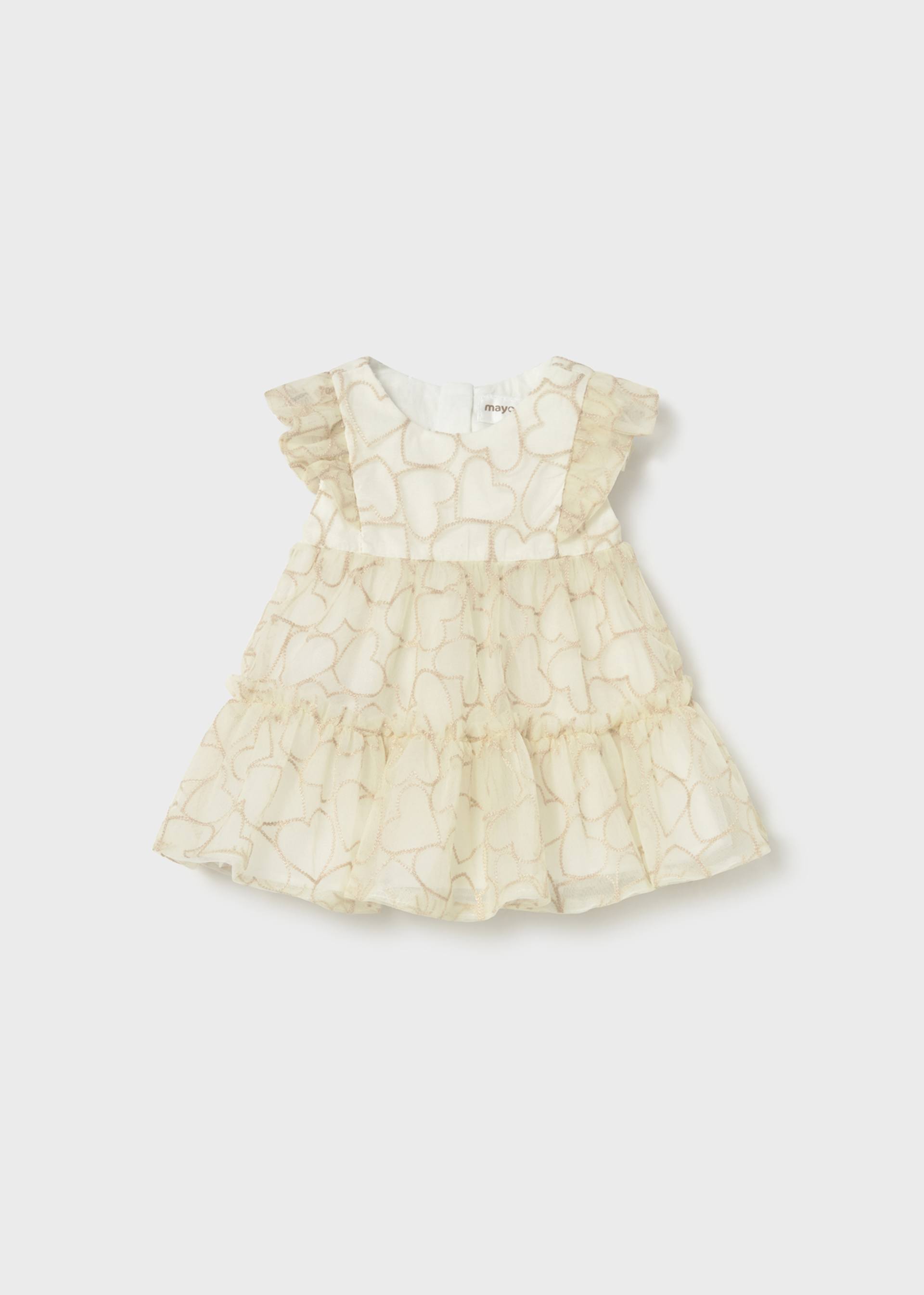 Vestito tulle cerimonia neonata