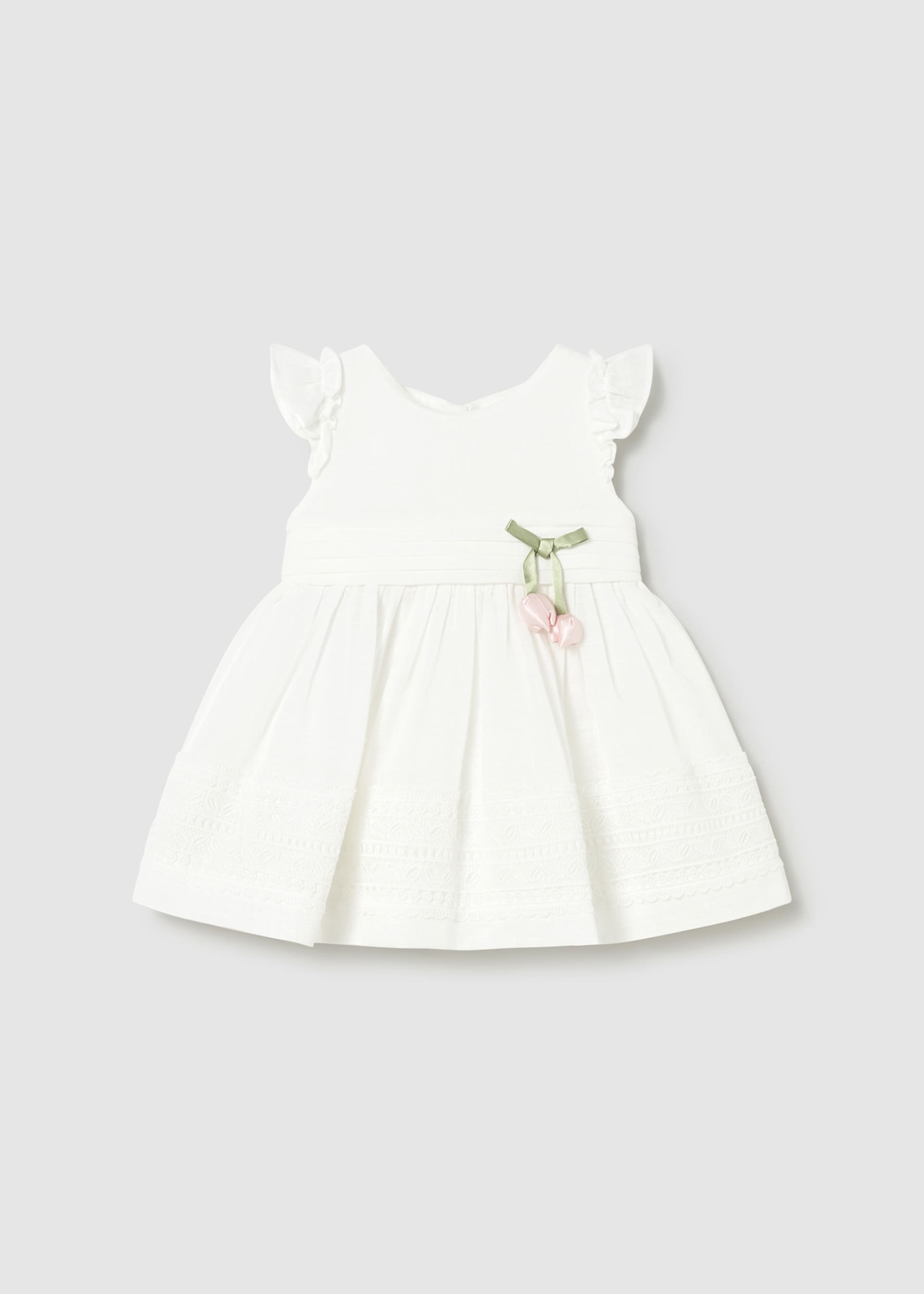 Vestito cinta guipur neonata