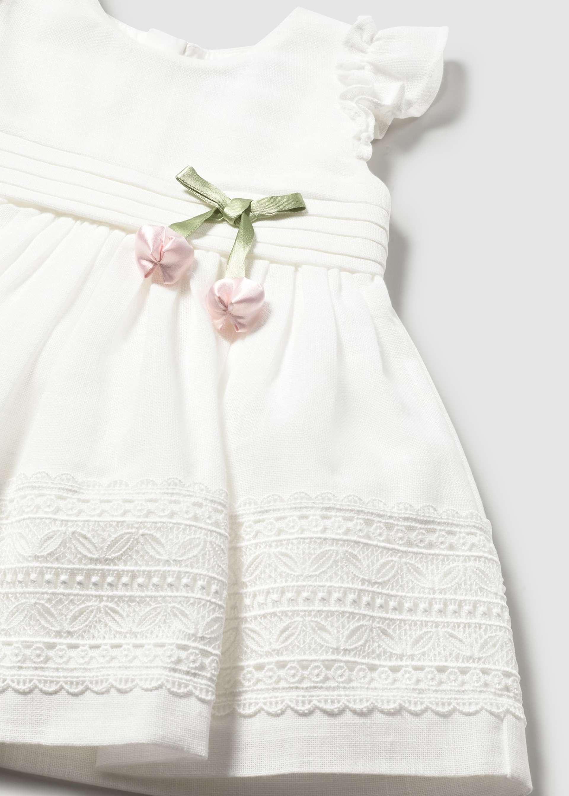 Vestito cinta guipur neonata