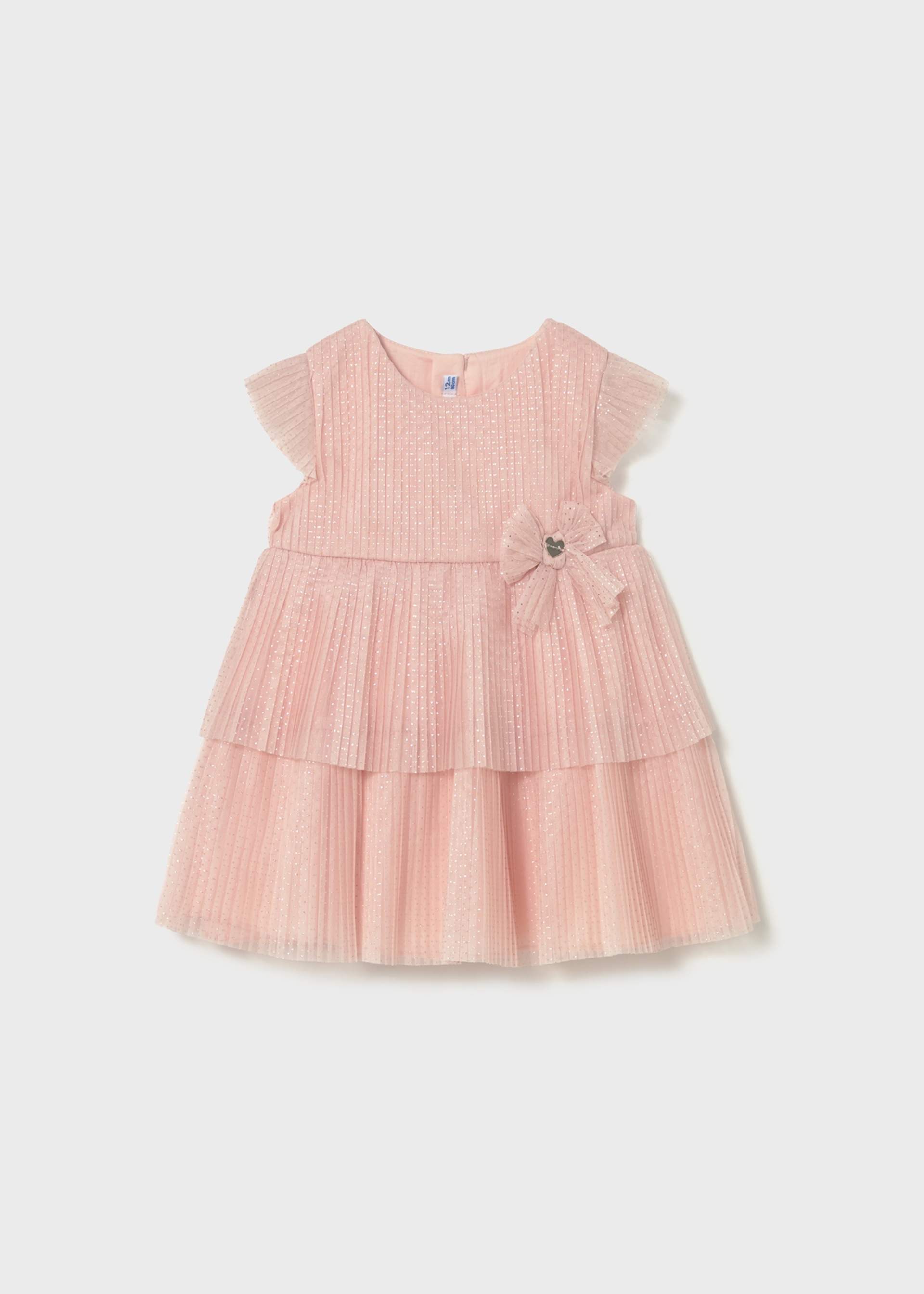 Robe en tulle plissée bébé