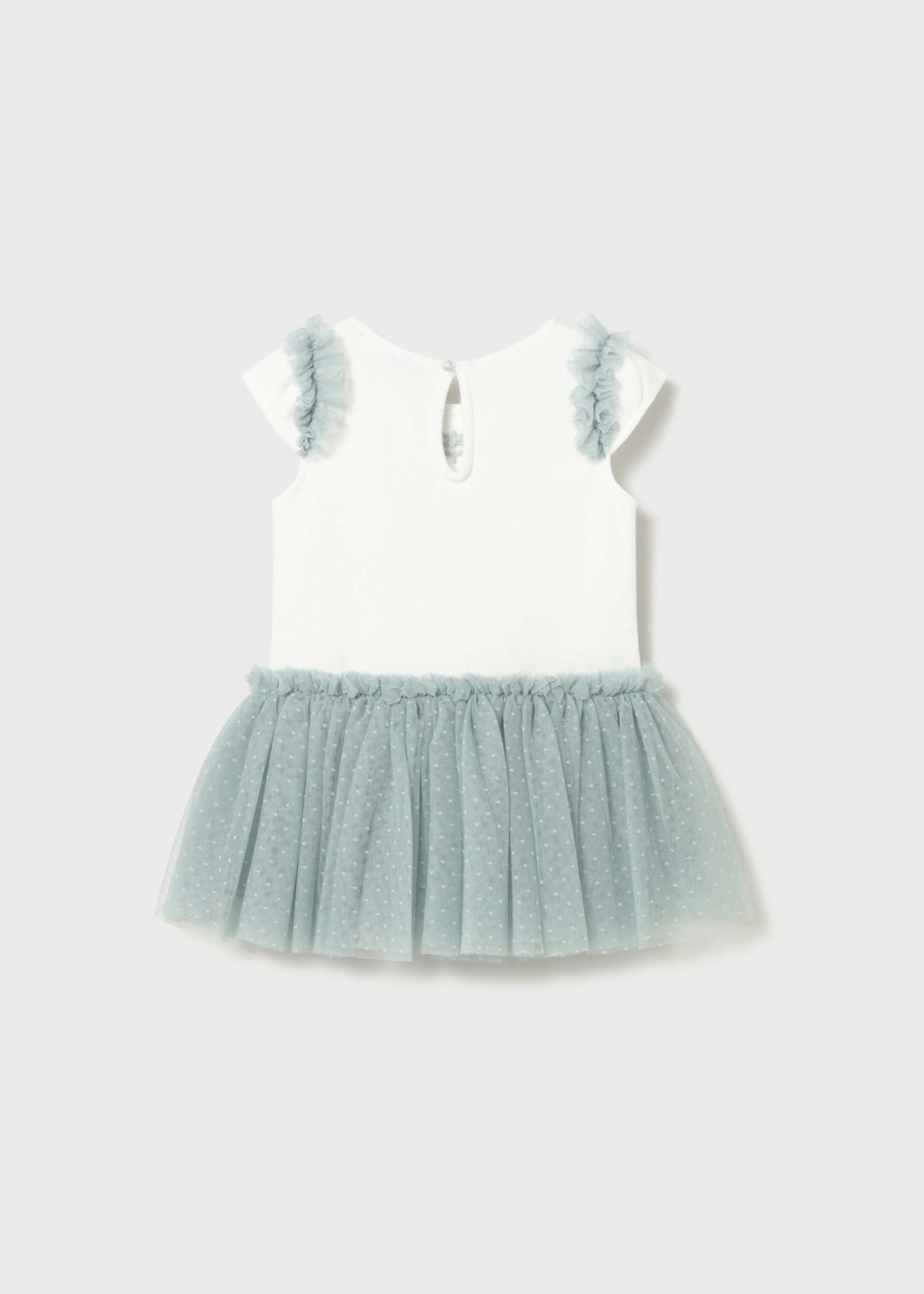 Vestido combinado con tutú bebé