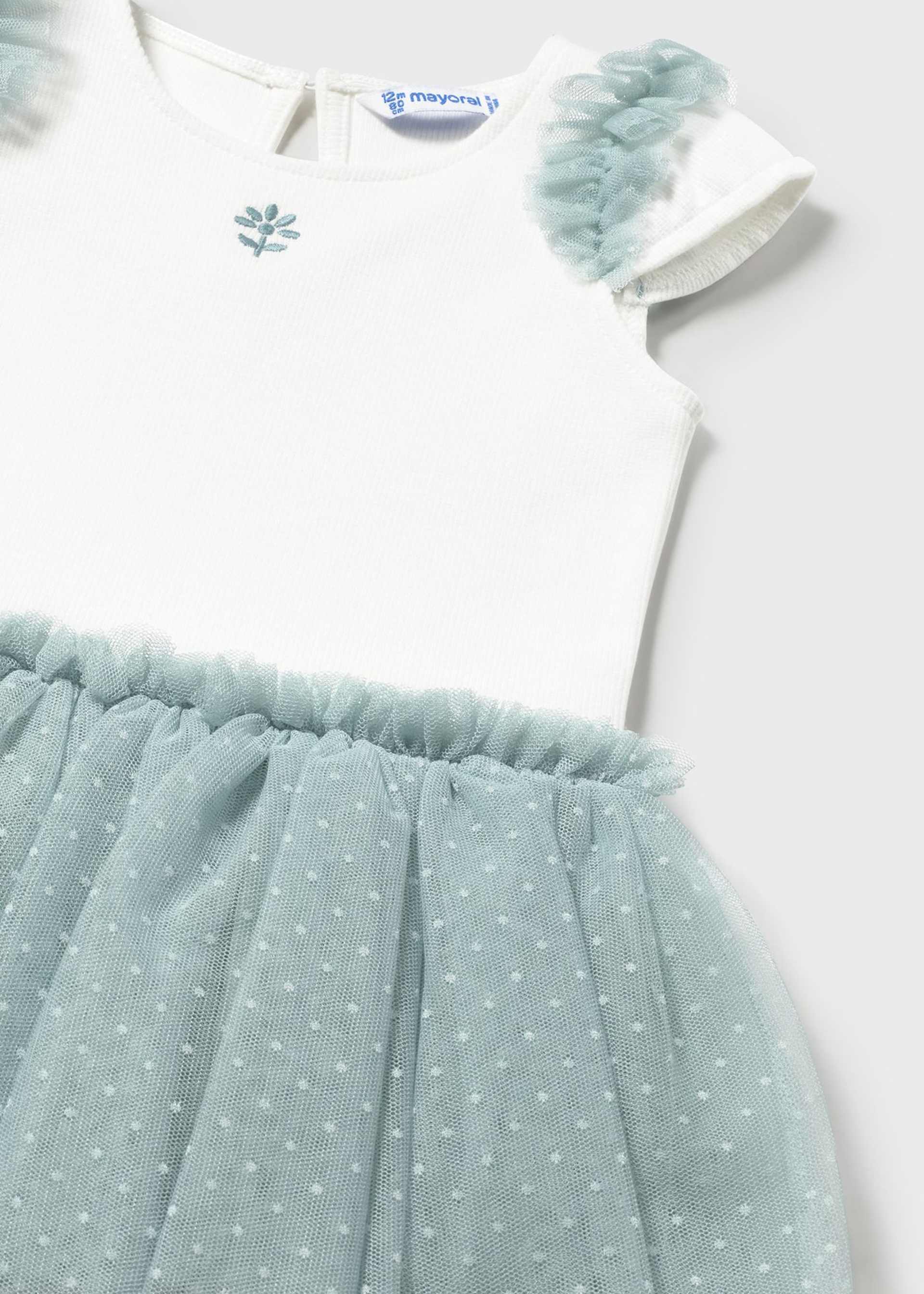 Vestito combinato con tutù neonata Vestito combinato con tutù neonata