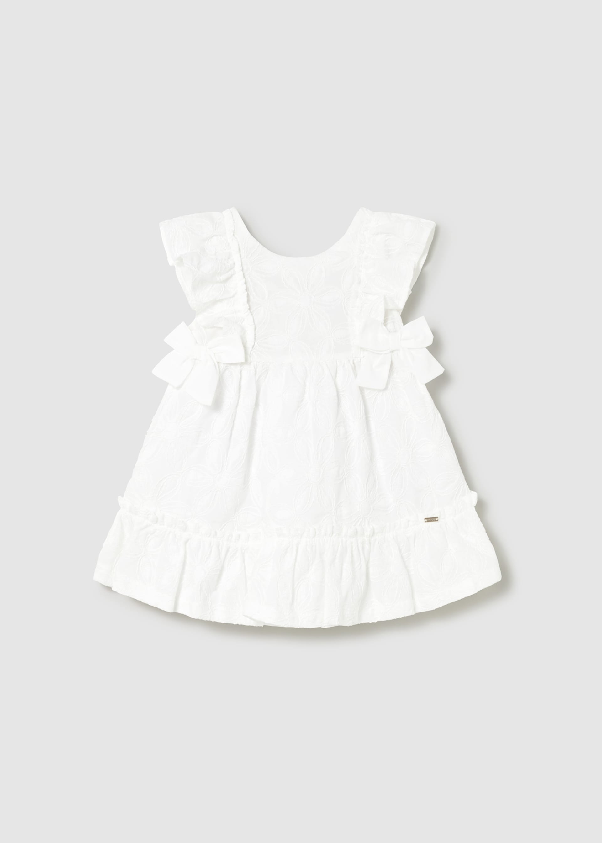 Vestido de ceremonia bordado bebé