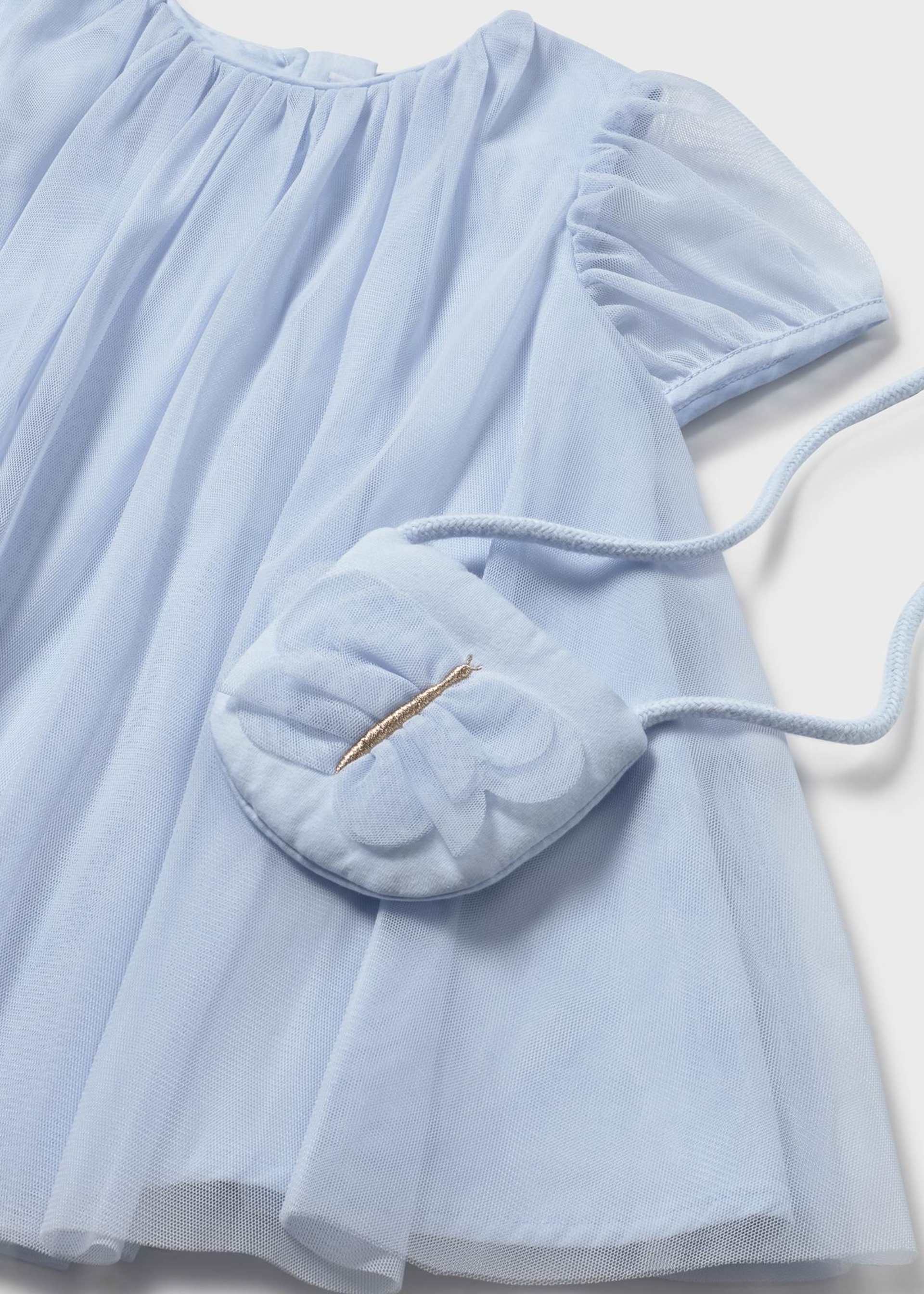 Robe en tulle avec sac bébé