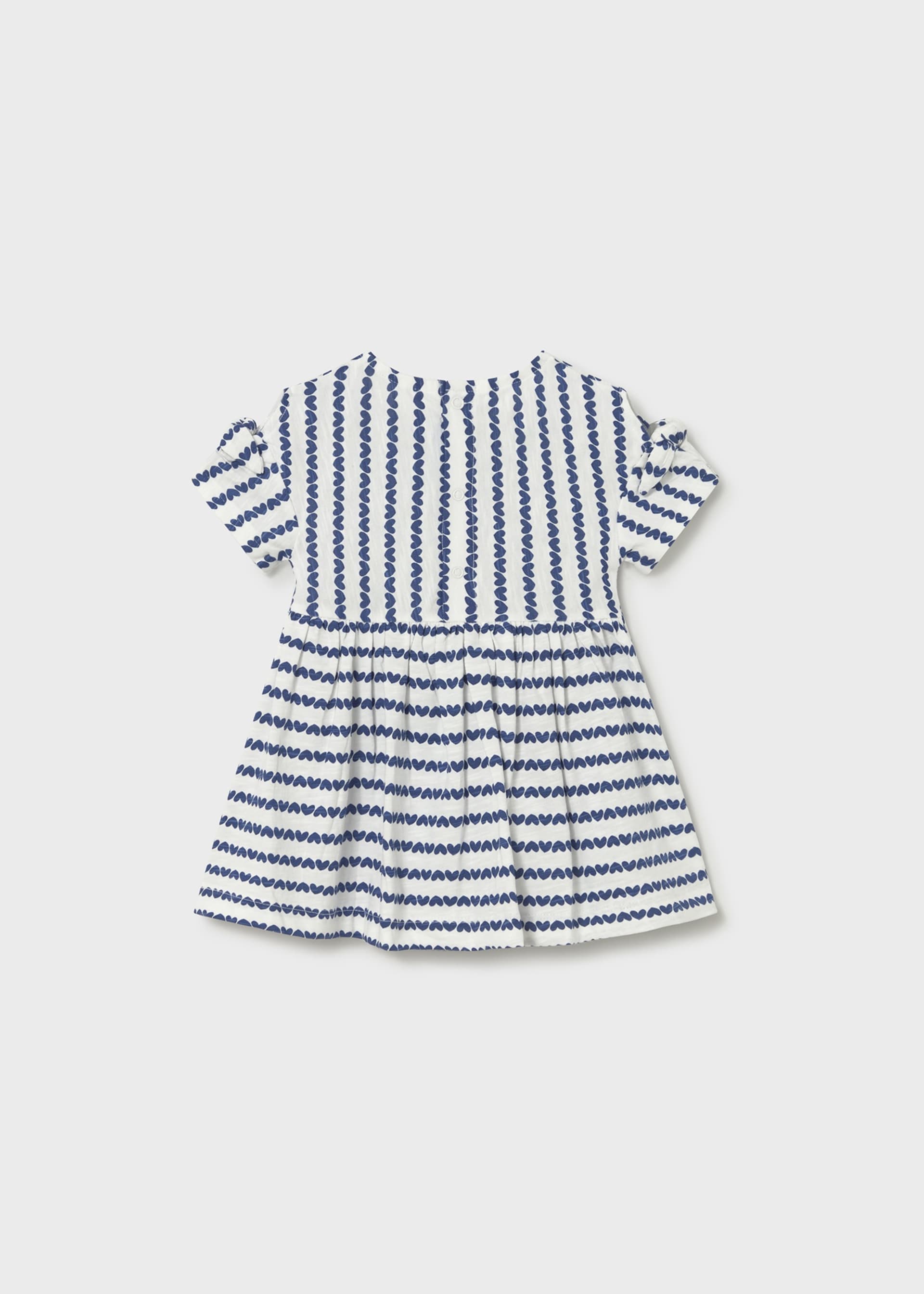 Vestido estampado con bolsa bebé