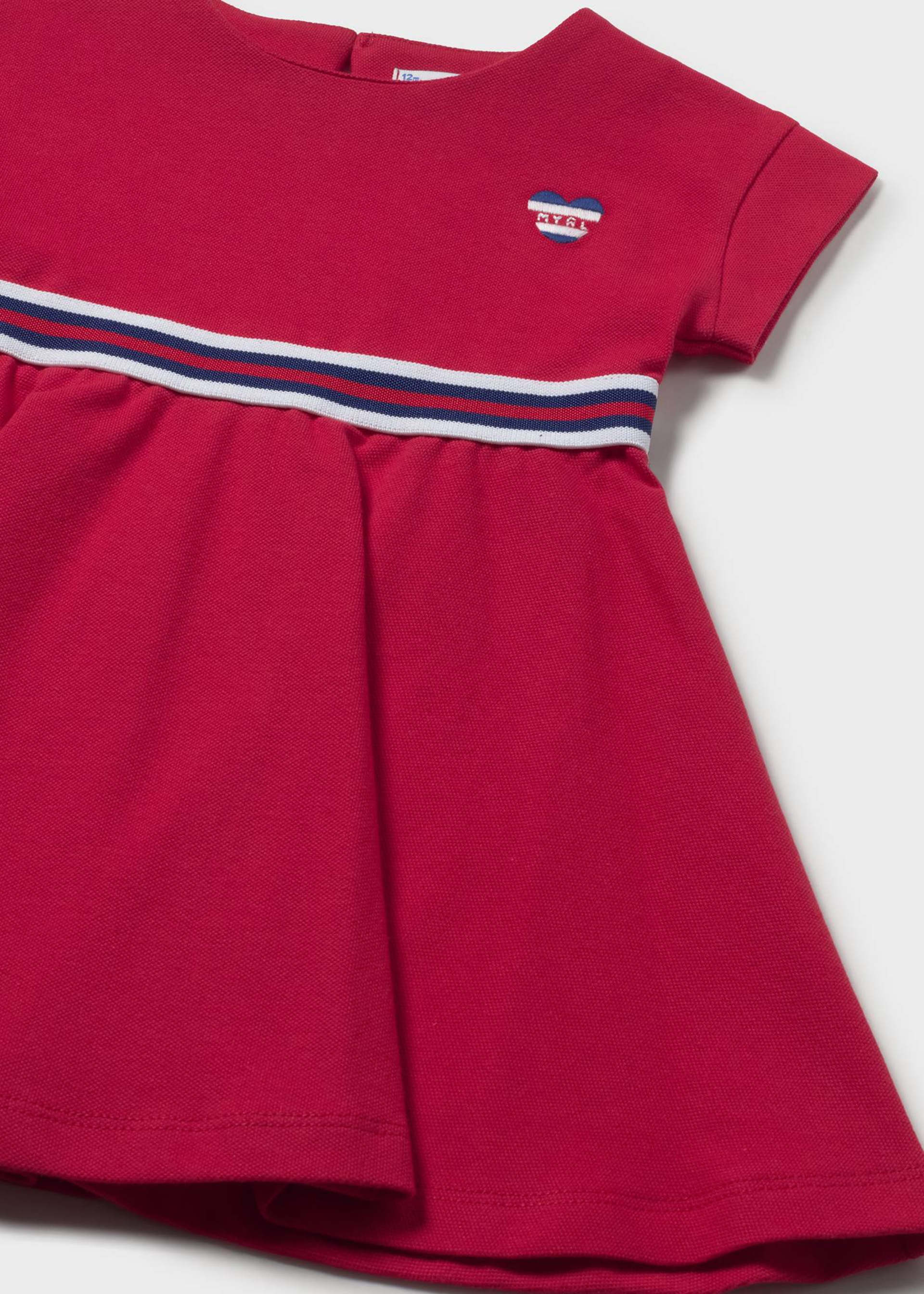 Robe avec détail contrasté bébé