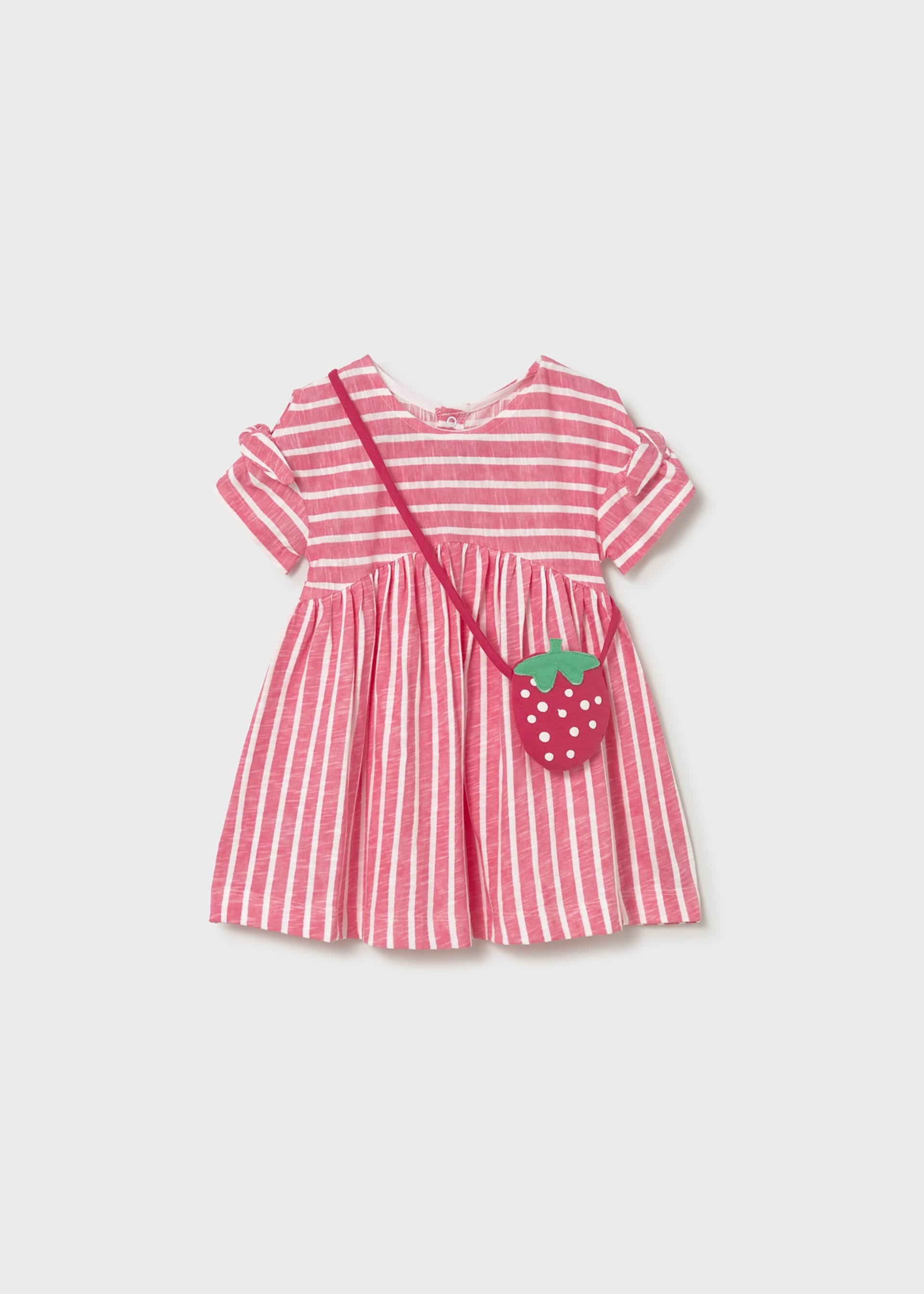 Kleid gemustert mit Täschchen Baby