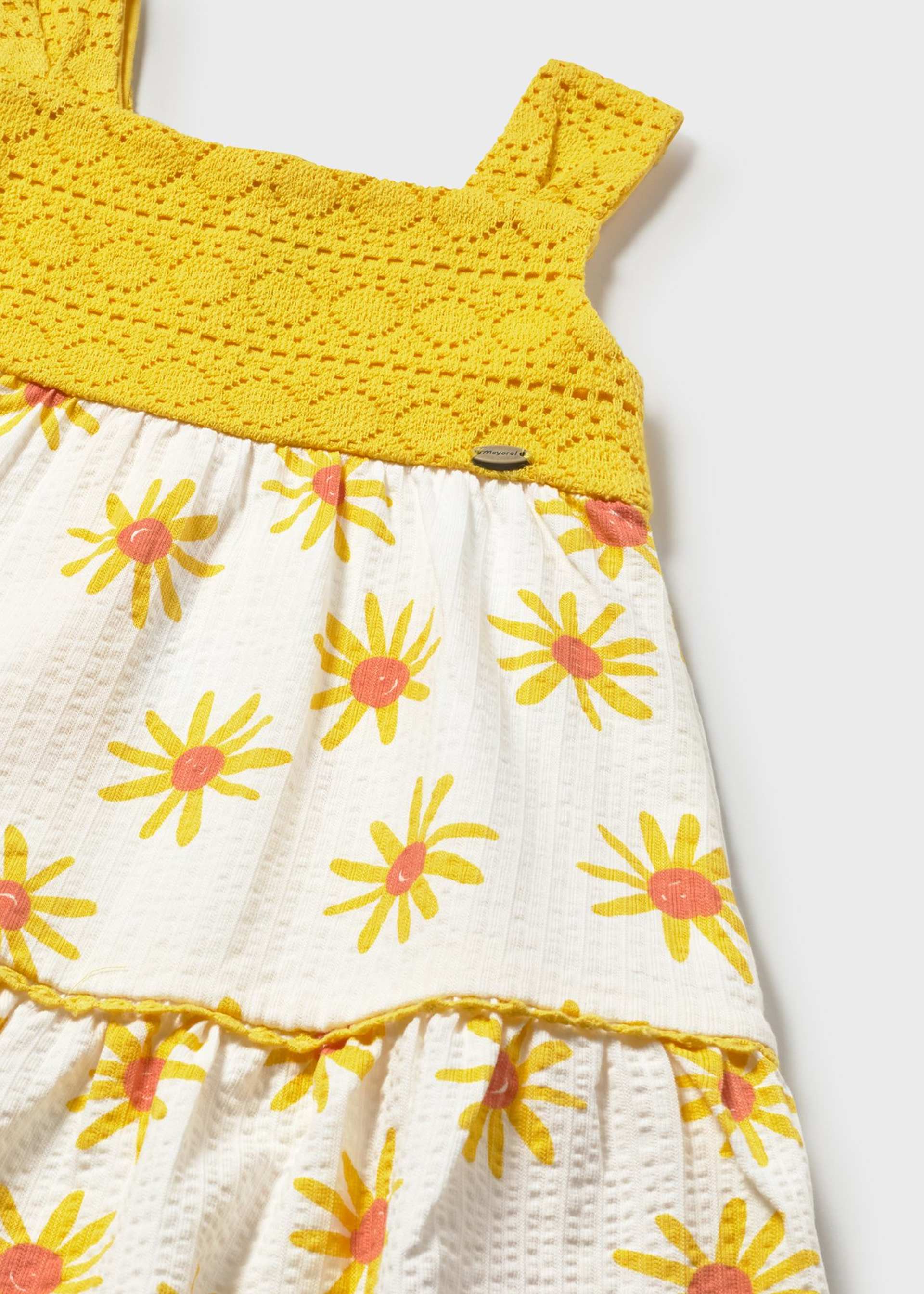 Vestido combinado bebé