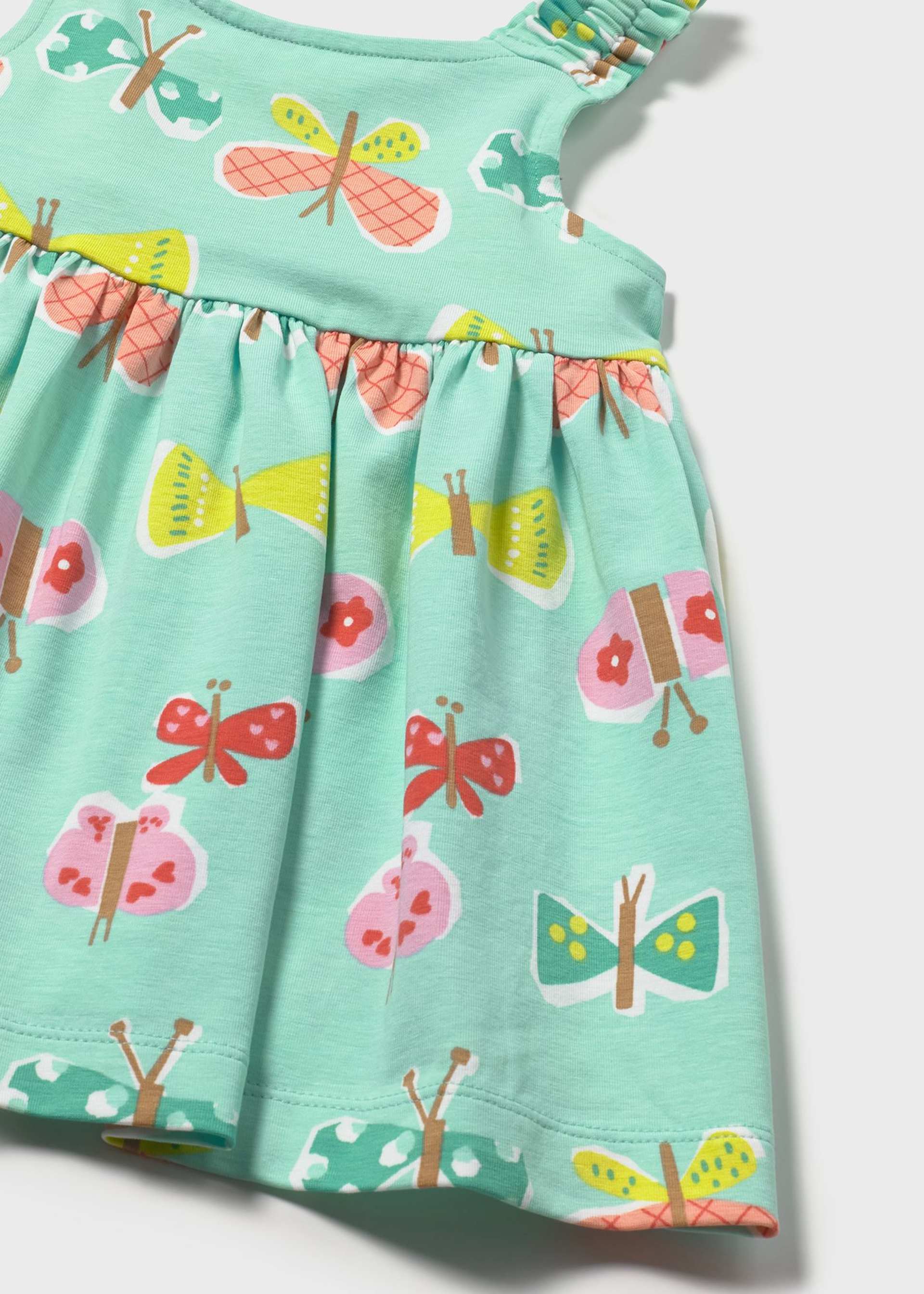 Baby Printed Dress with Bloomers