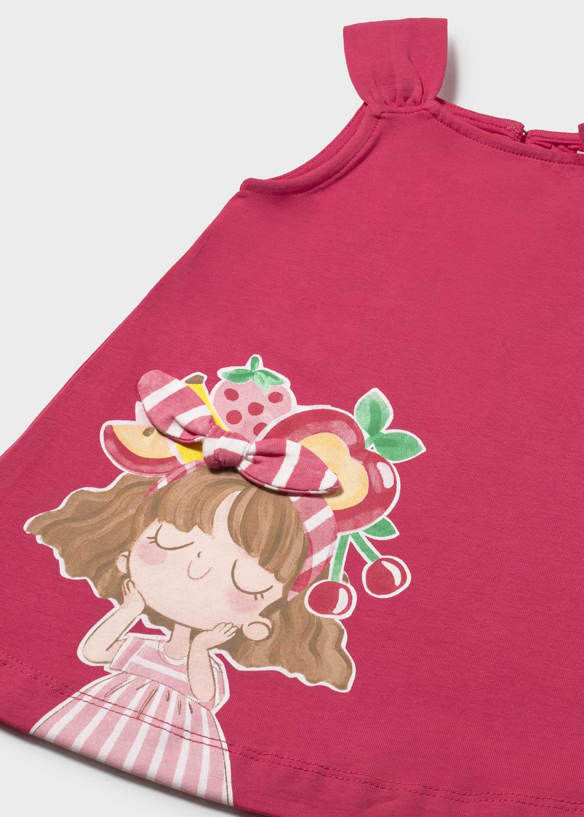 Kleid Druckmotiv Baby