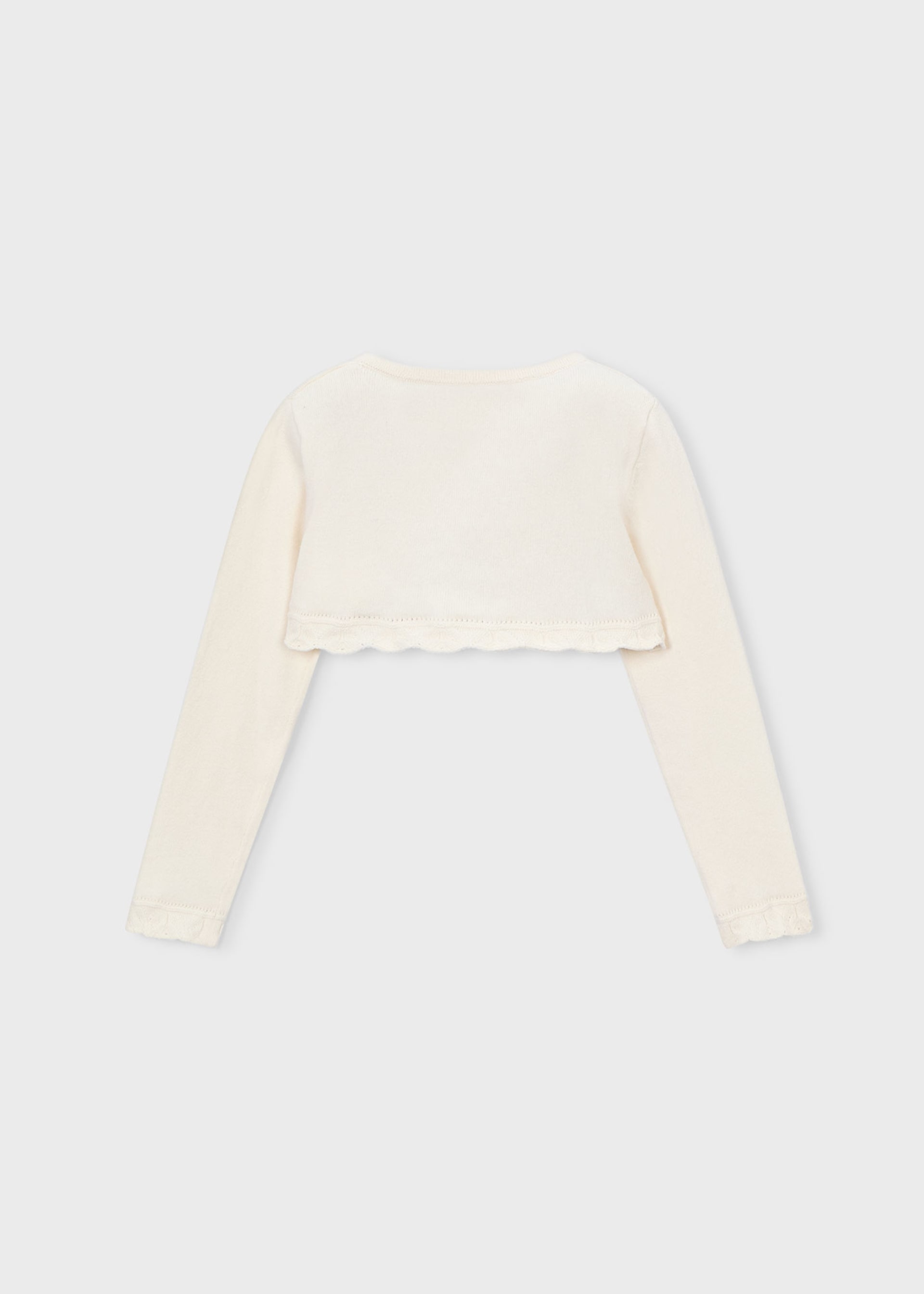 Girls basic bolero knitted cardigan