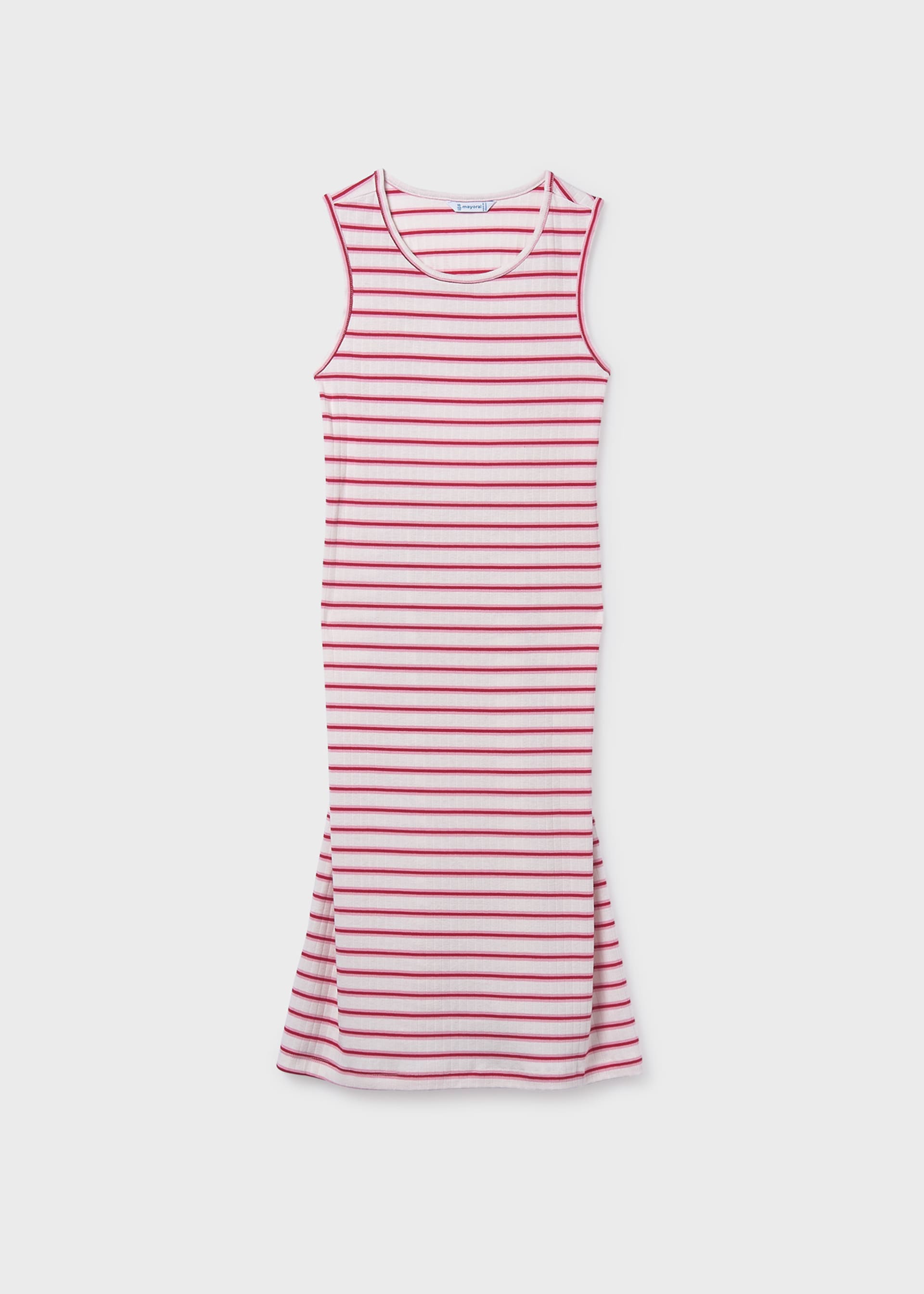 Vestido riscas rapariga