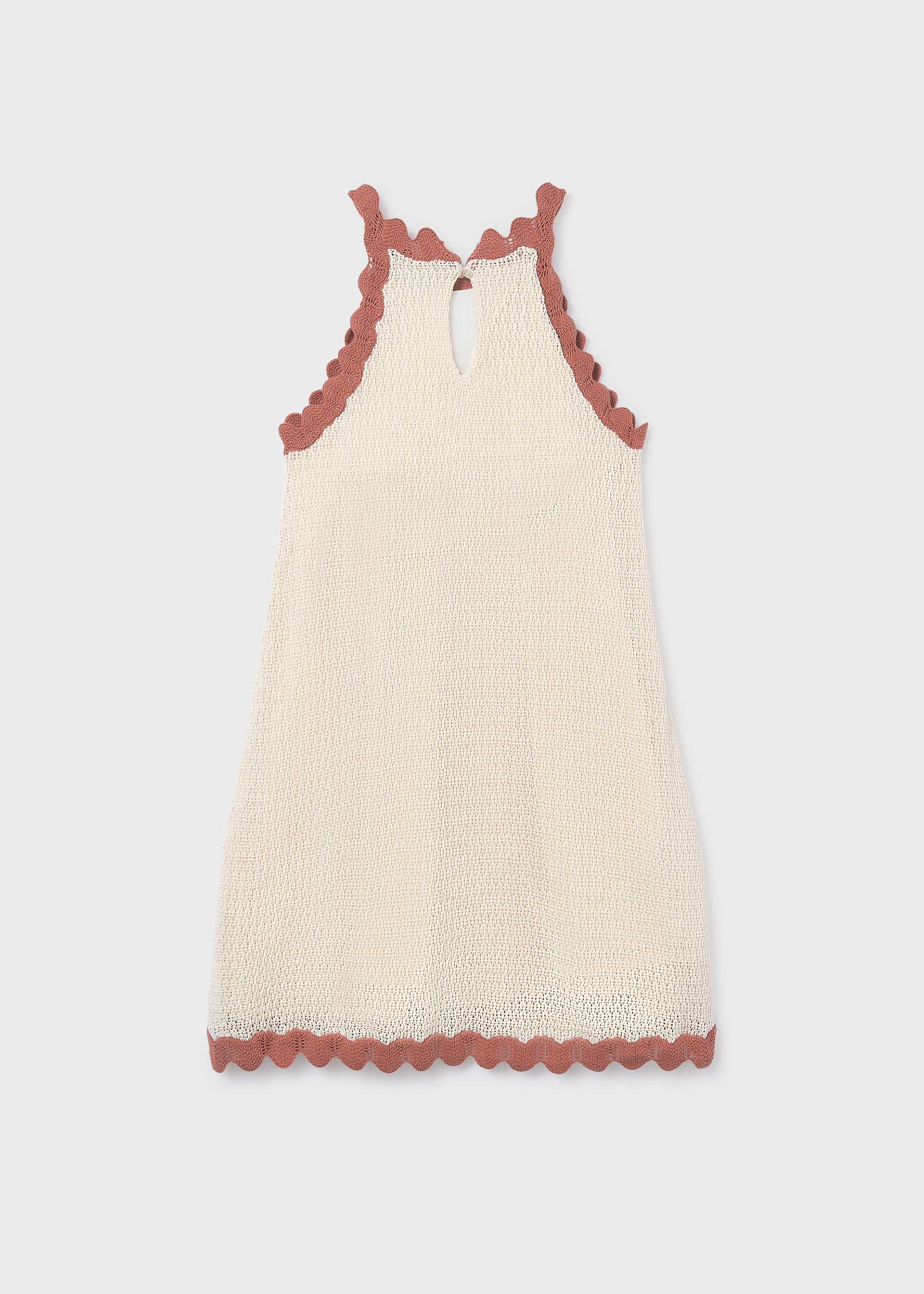 Vestito applicazione fiore ragazza