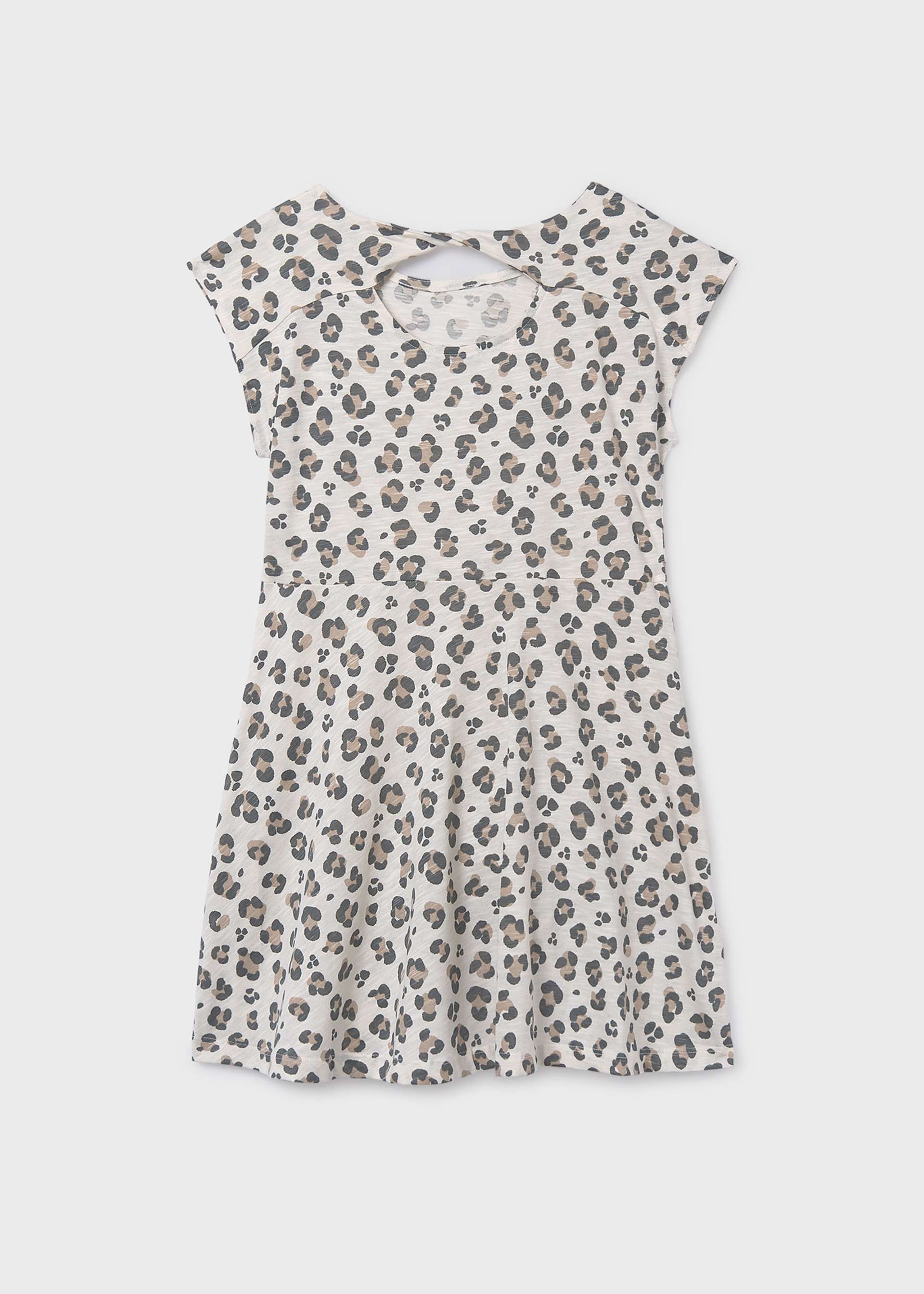 Robe en maille imprimée fille