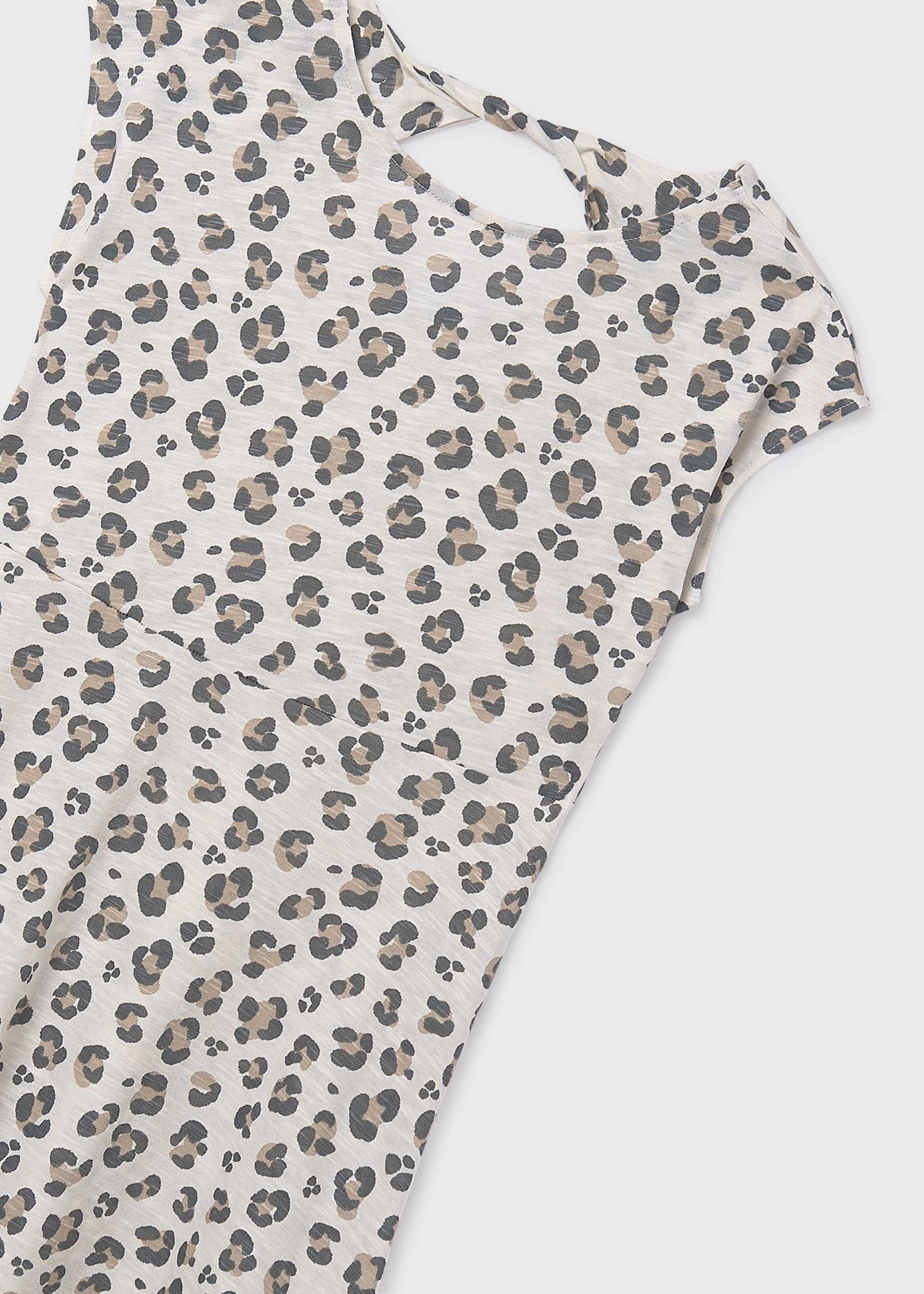 Vestito punto stampato ragazza