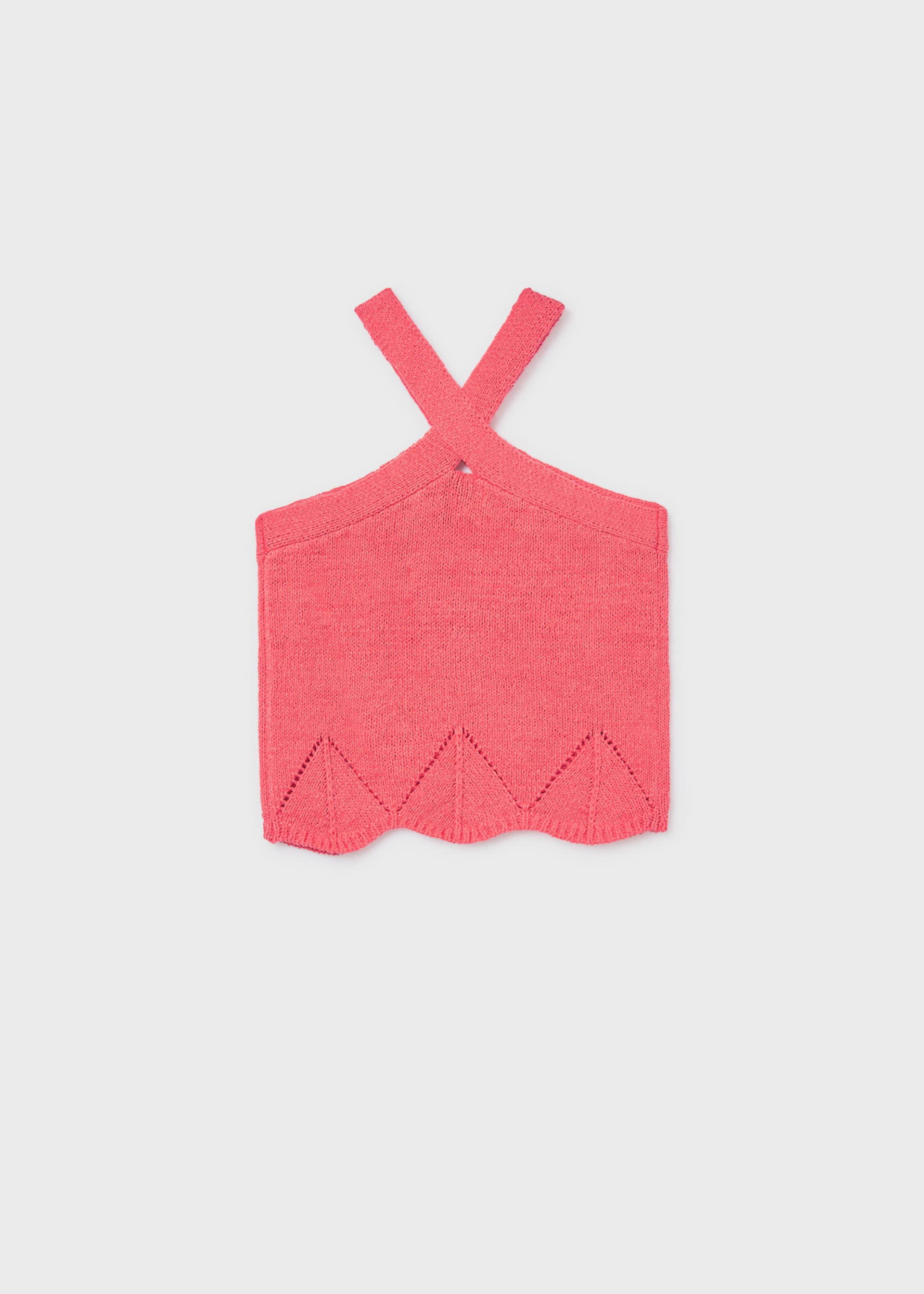 Top w stylu halter dla dziewczynki
