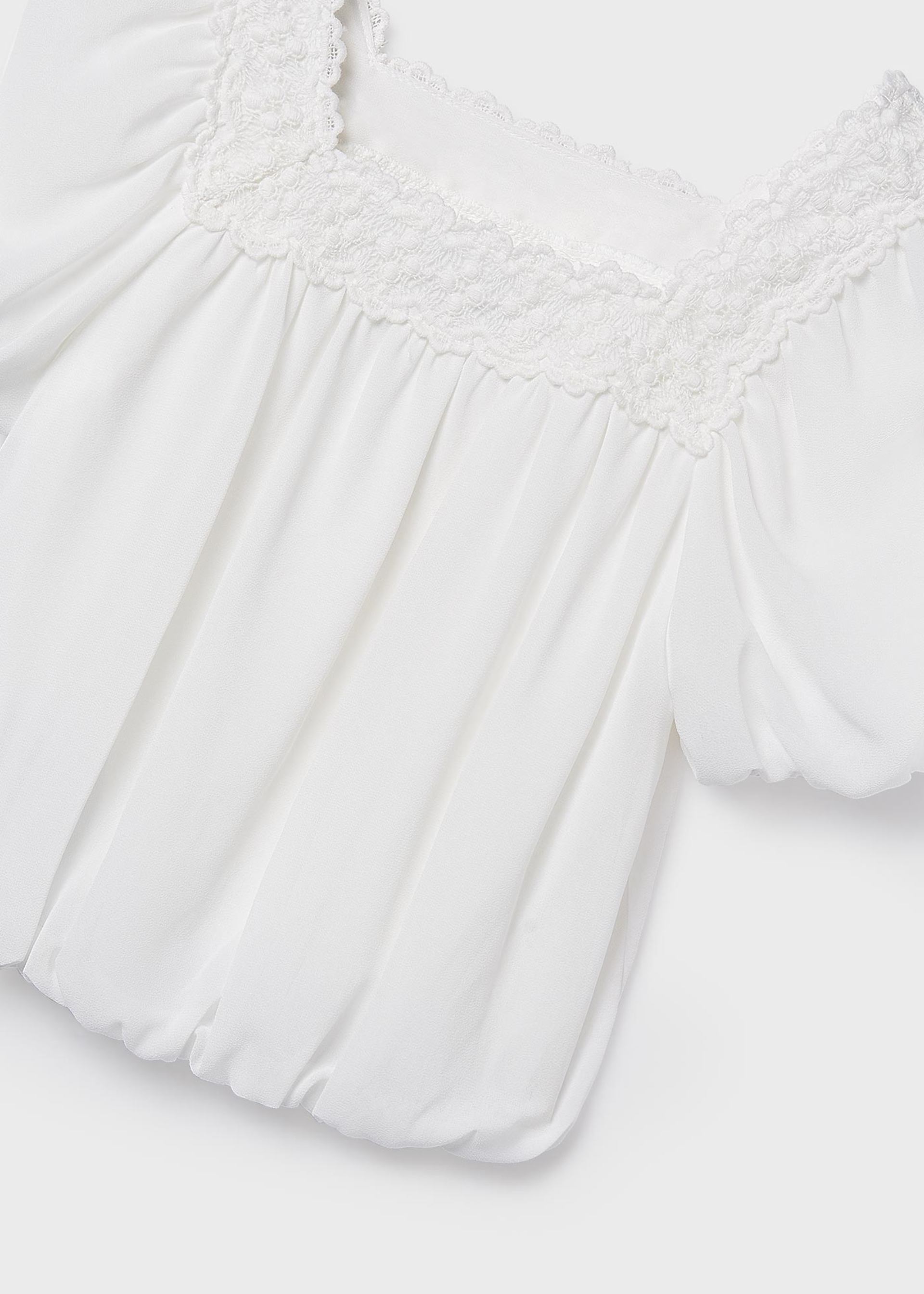 Blouse en mousseline fille