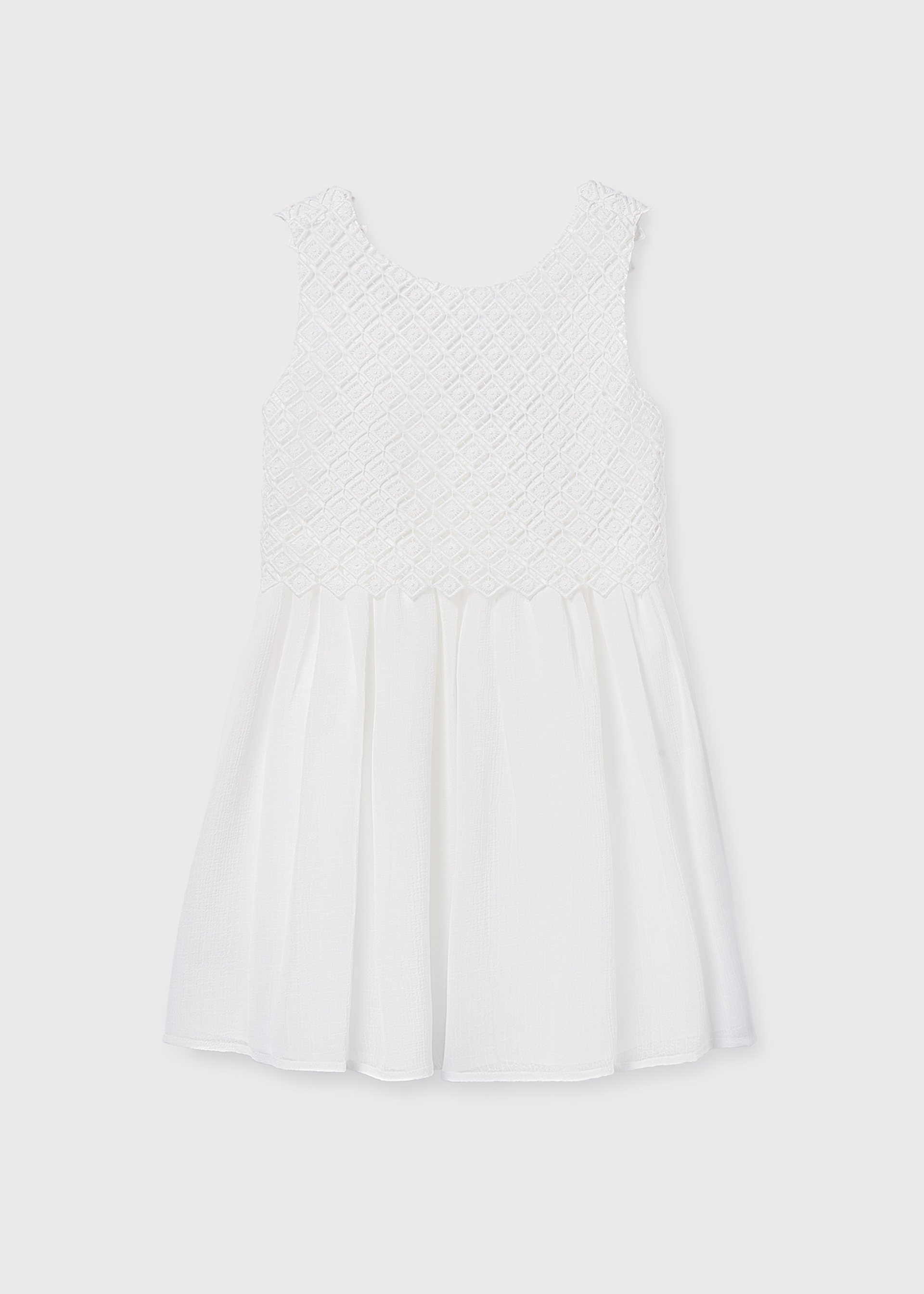 Vestido combinado rapariga