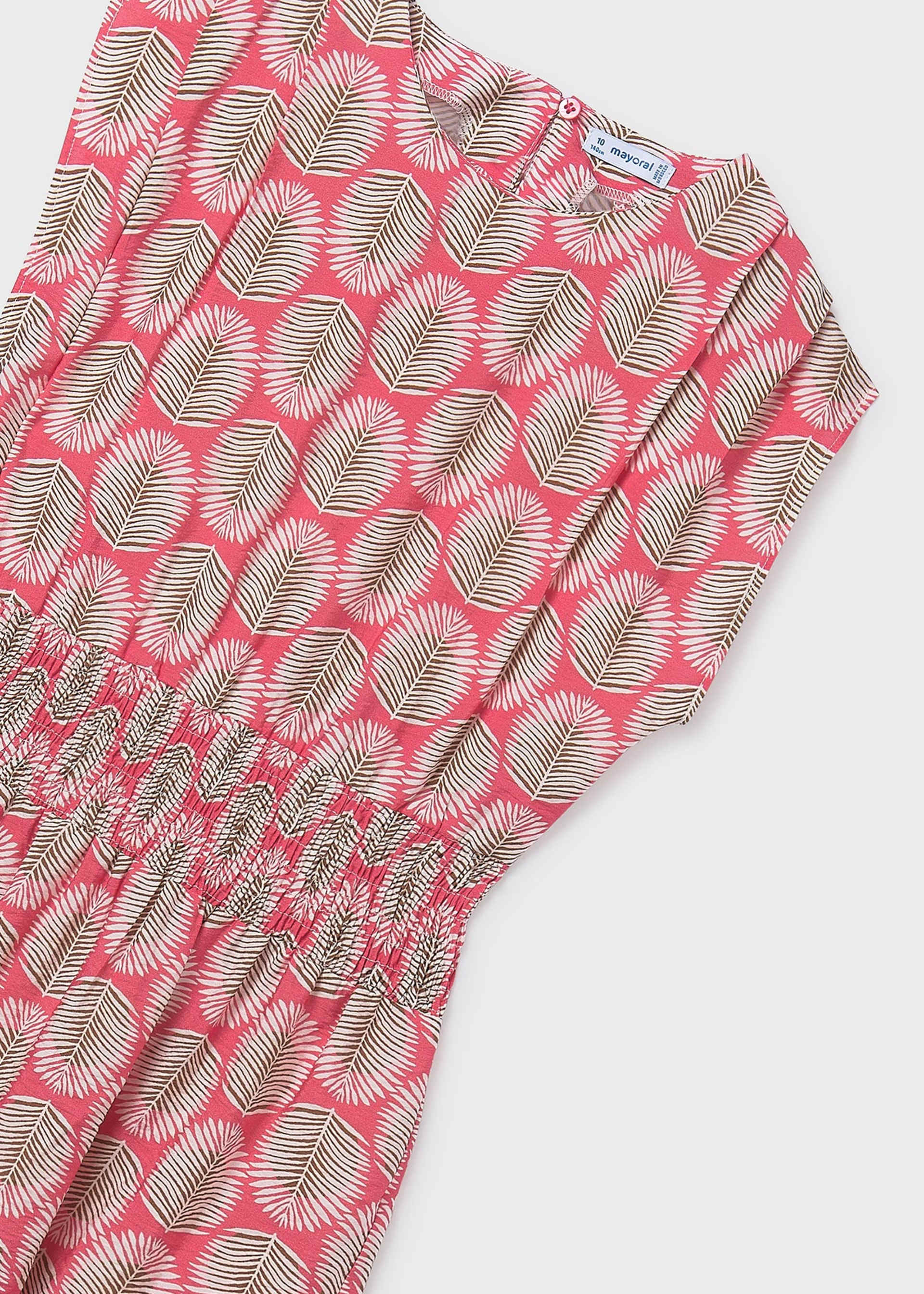 Rochie cu imprimeu fata
