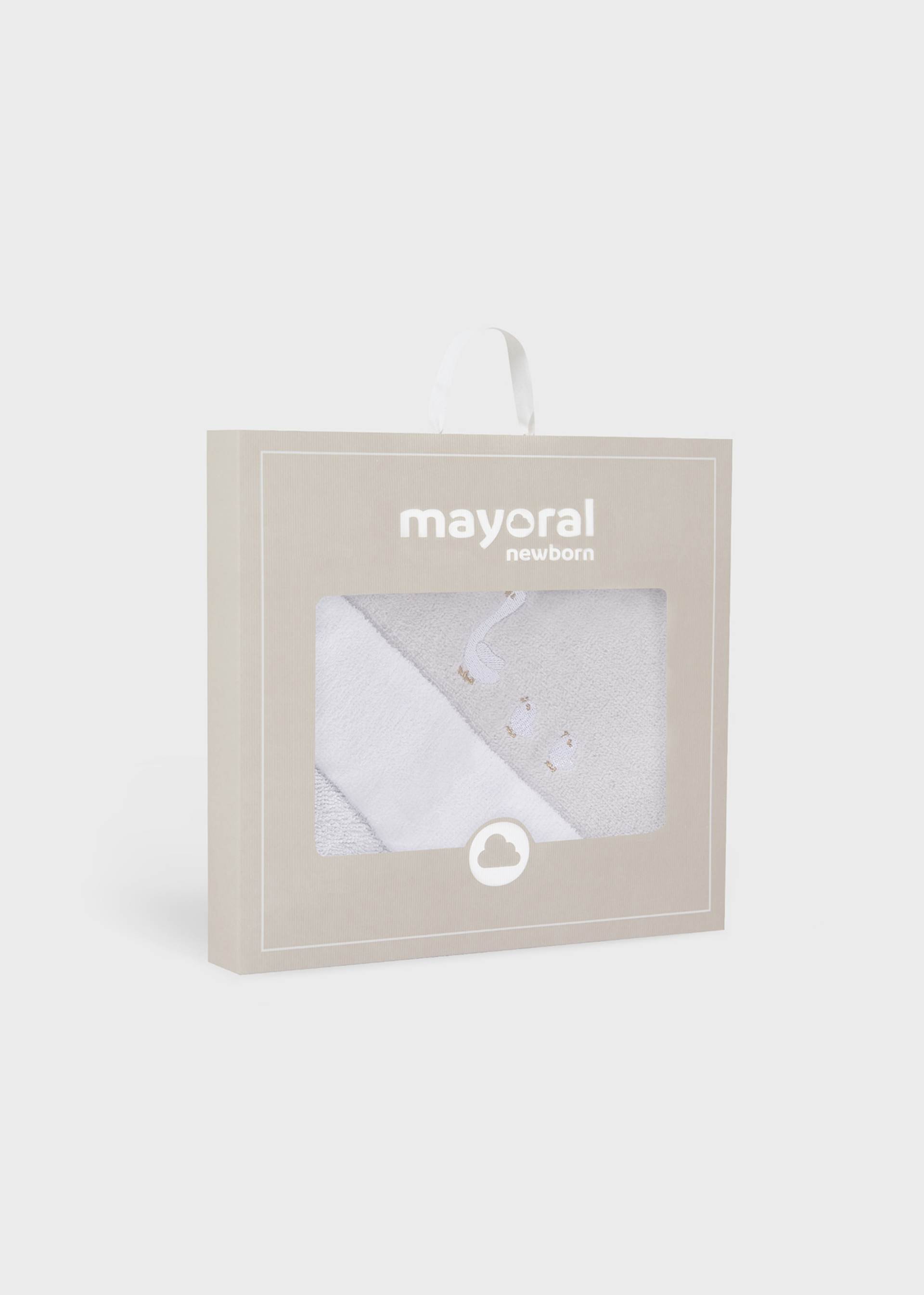 Toalla con capucha bebé