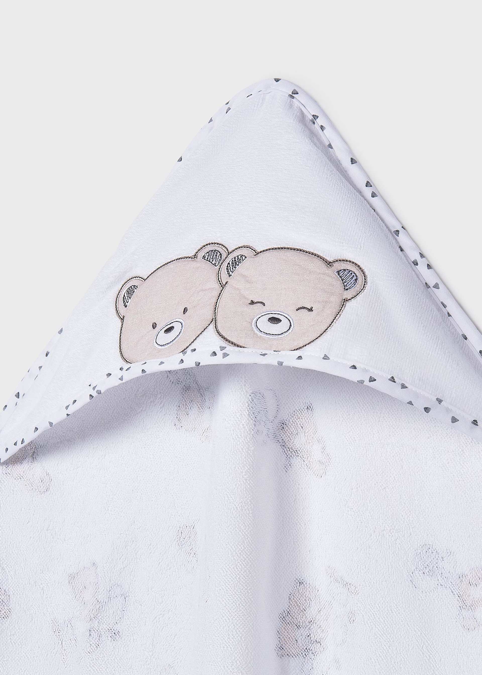 Baby animal hooded towel