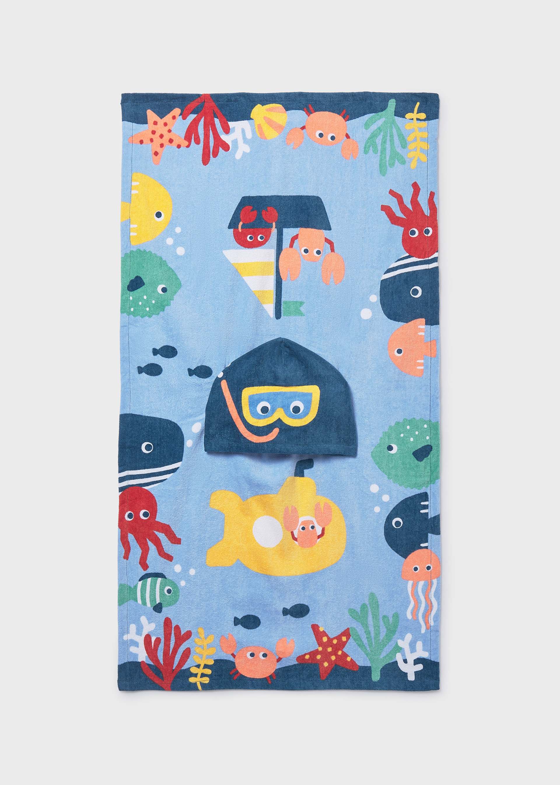 Baby hooded beach towel